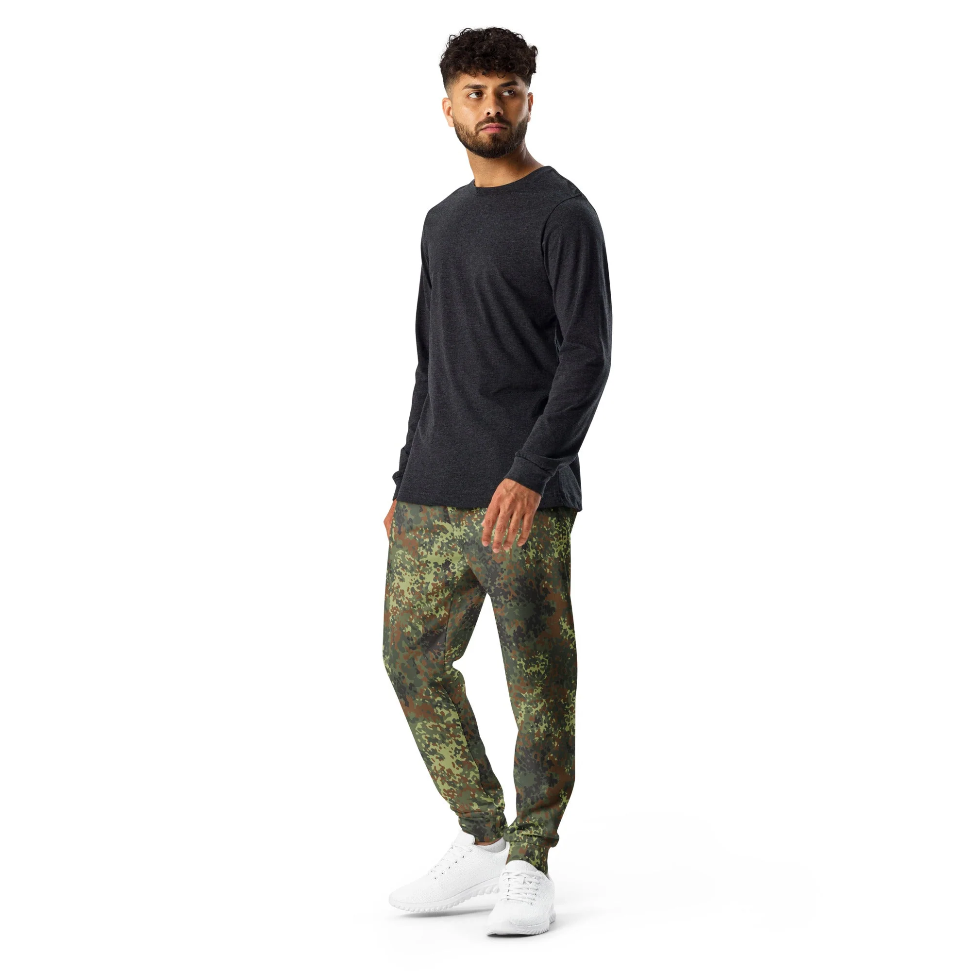 German Flecktarn Spring CAMO Mens Joggers - Image 3