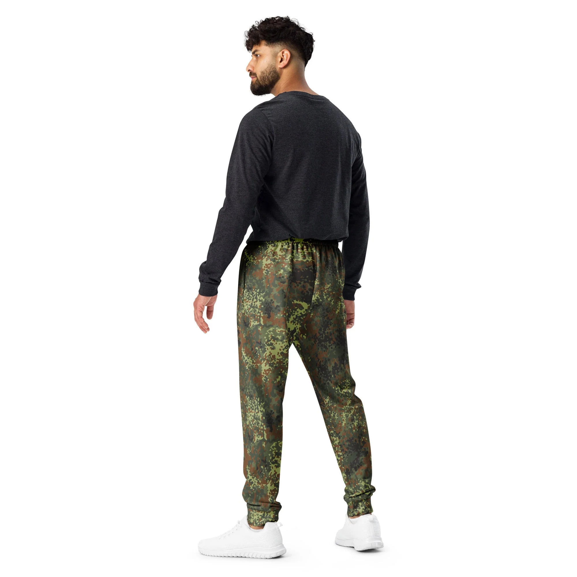 German Flecktarn Spring CAMO Mens Joggers - Image 4