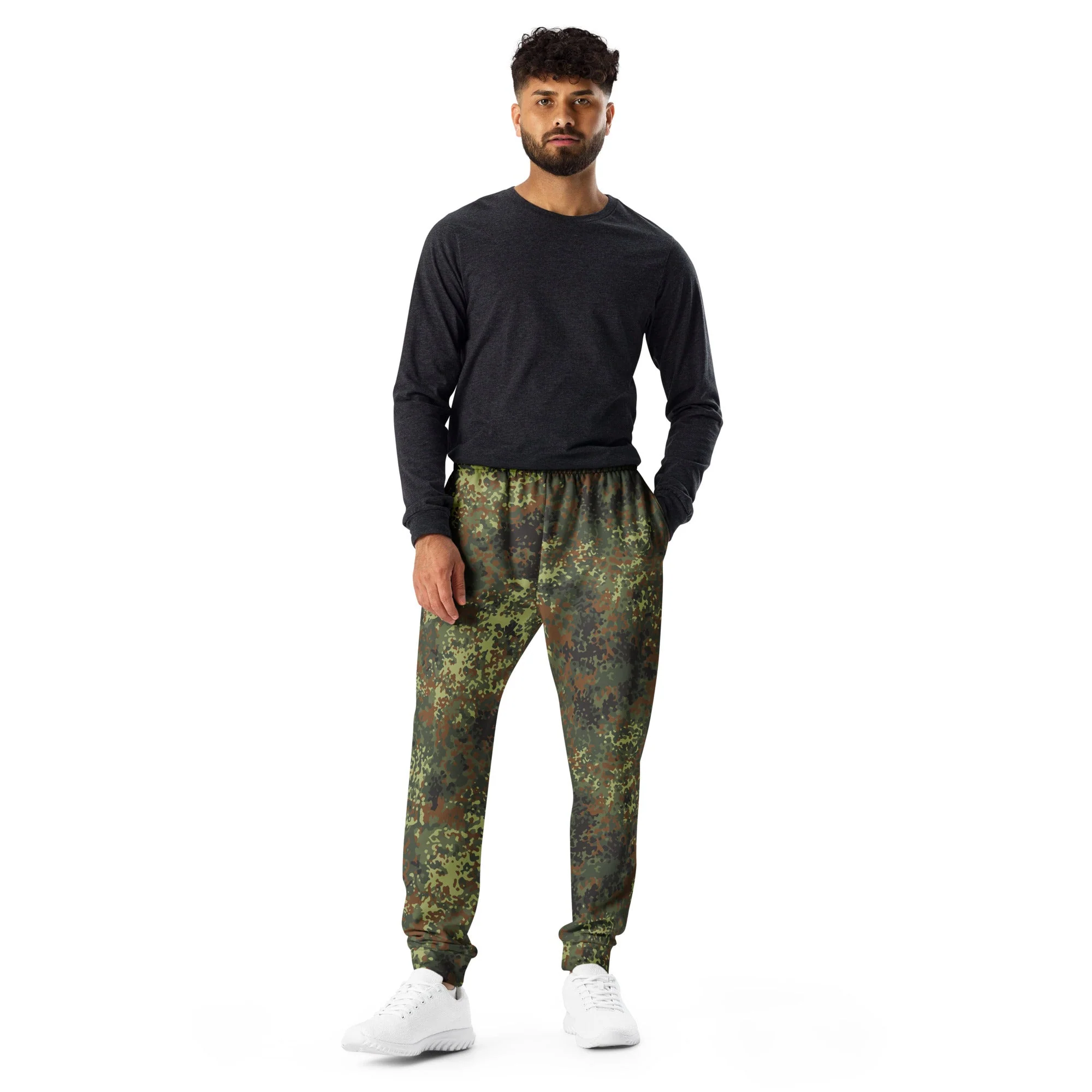 German Flecktarn Spring CAMO Mens Joggers - Image 5