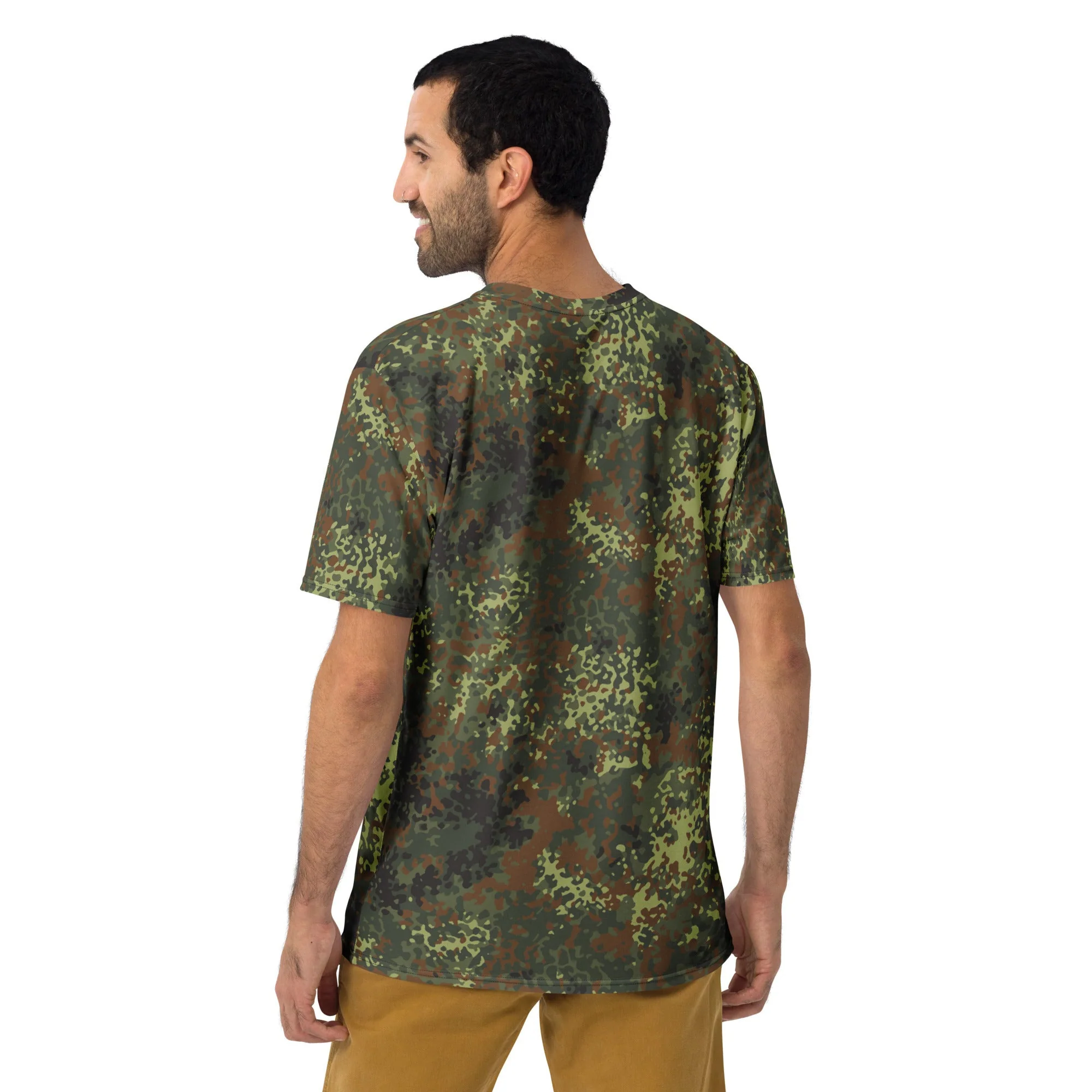 German Flecktarn Spring CAMO Mens T-Shirt - Image 4