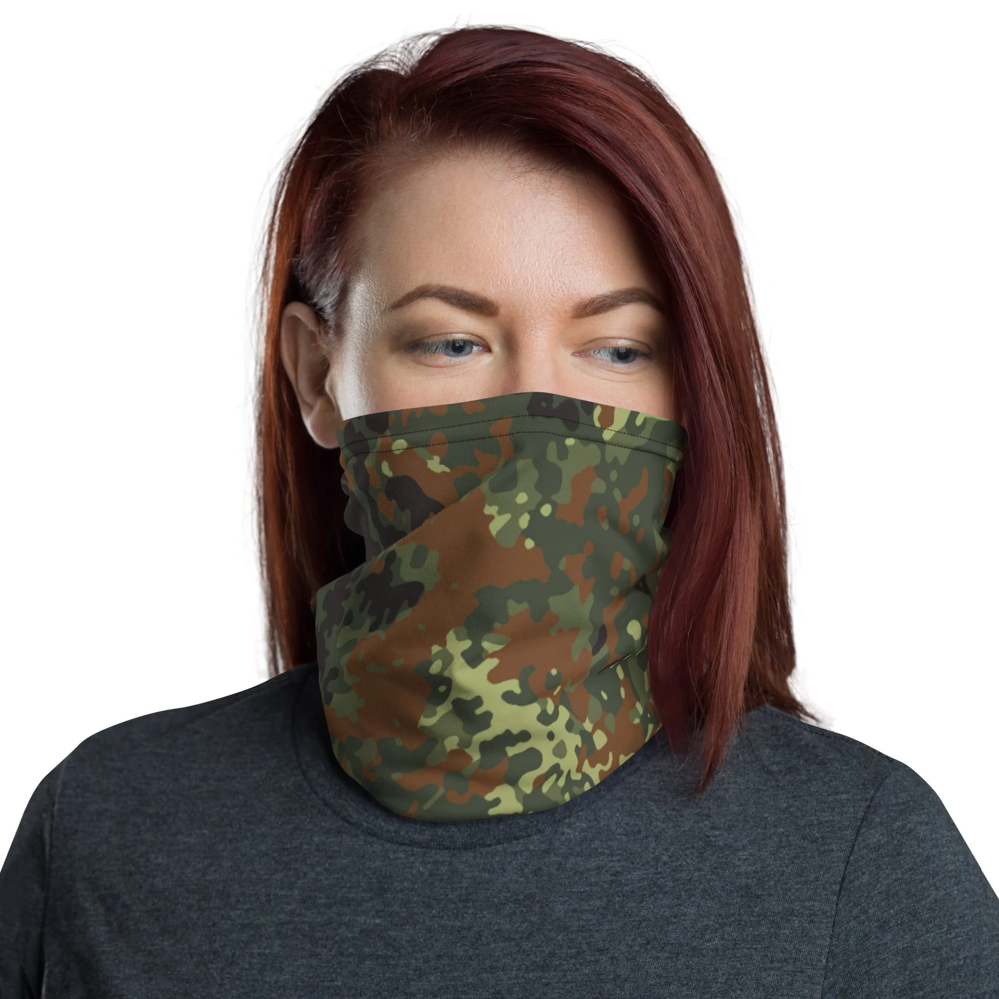 German Flecktarn Spring CAMO Neck Gaiter - Image 4