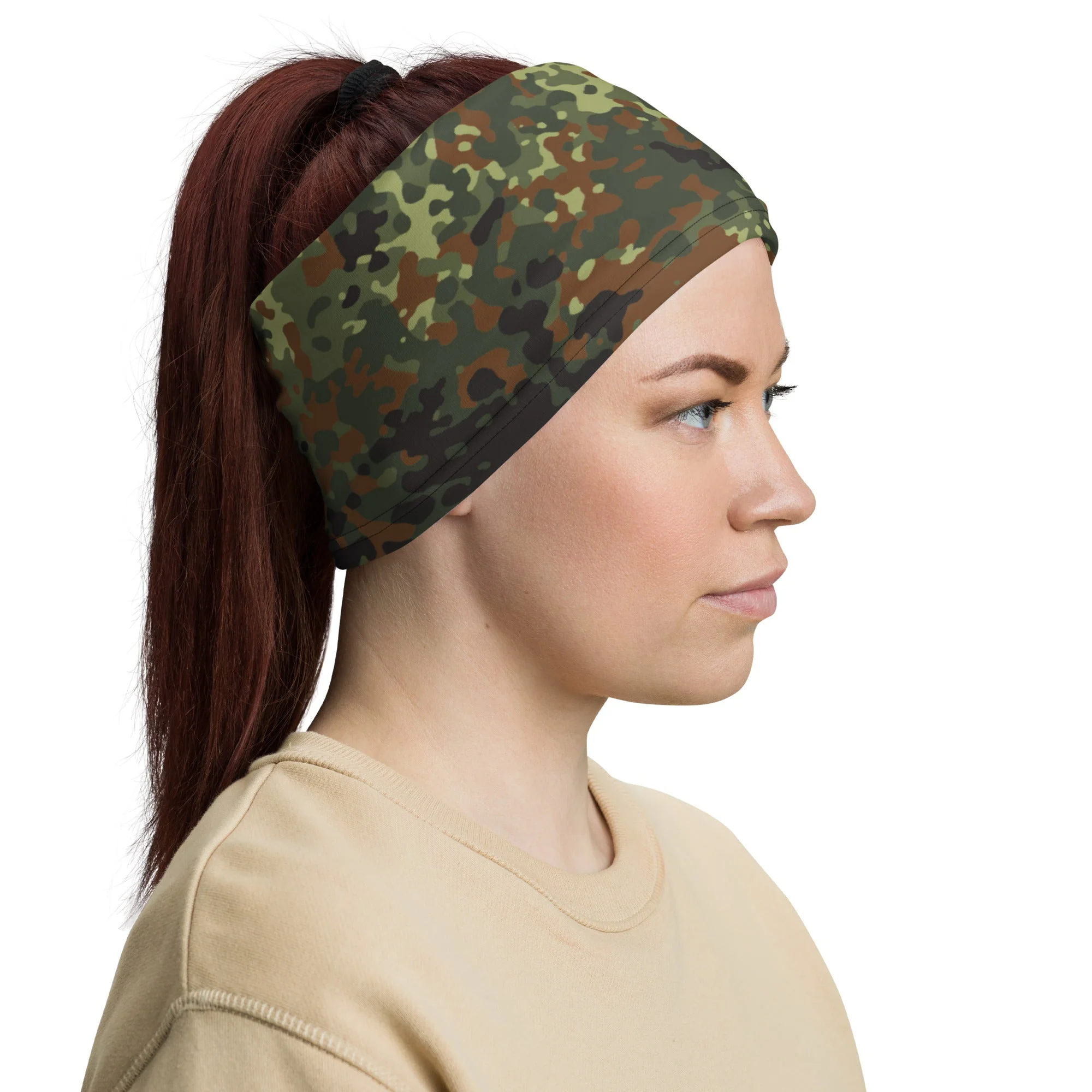 German Flecktarn Spring CAMO Neck Gaiter - Image 5