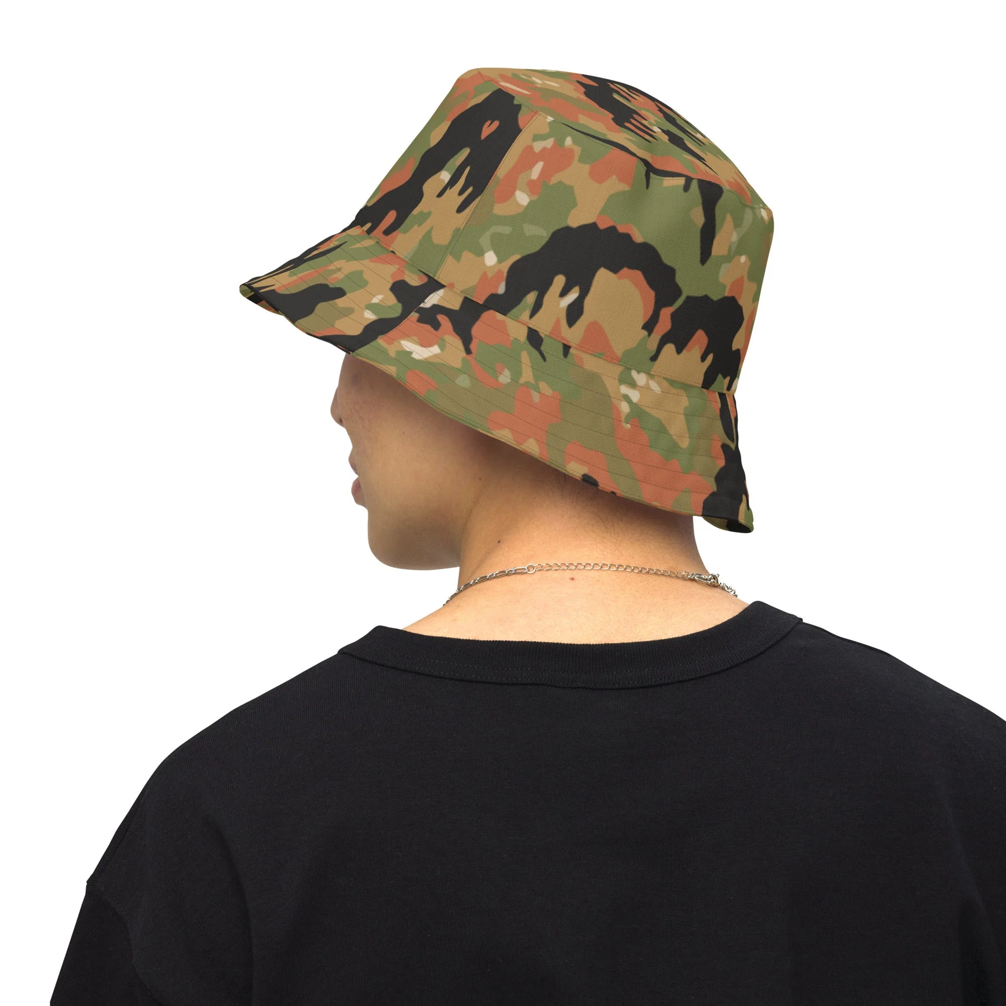 German Leibermuster Autumn CAMO Reversible Bucket Hat - Image 12