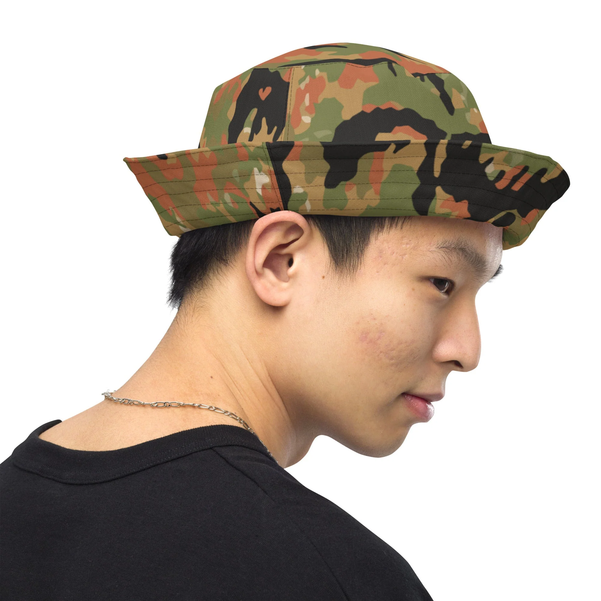 German Leibermuster Autumn CAMO Reversible Bucket Hat - Image 4
