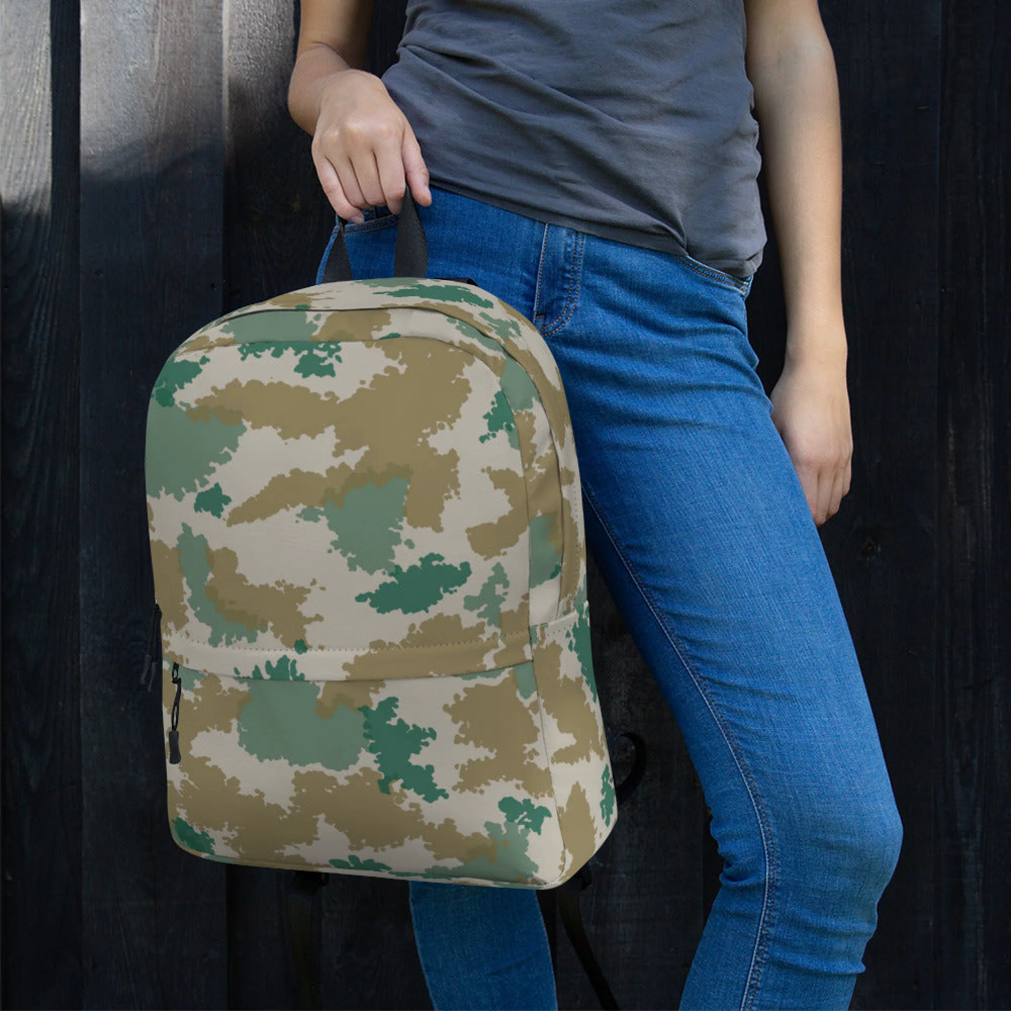 German Flachentarn Blumentarn CAMO Backpack - Image 3