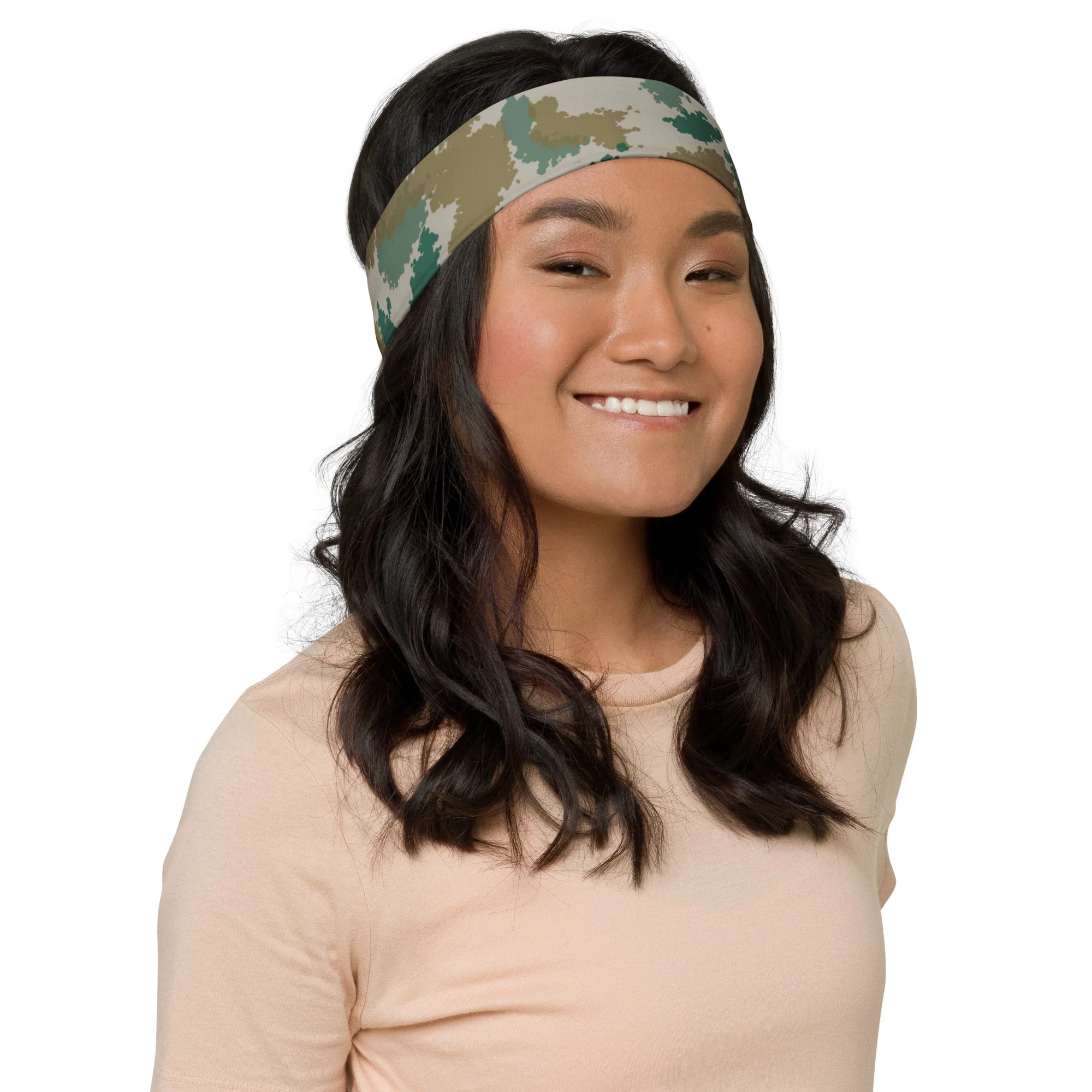 German Flachentarn Blumentarn CAMO Headband