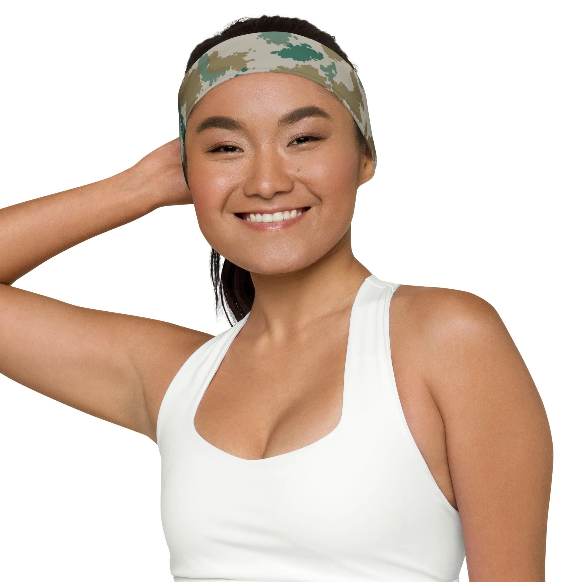 German Flachentarn Blumentarn CAMO Headband - Image 5