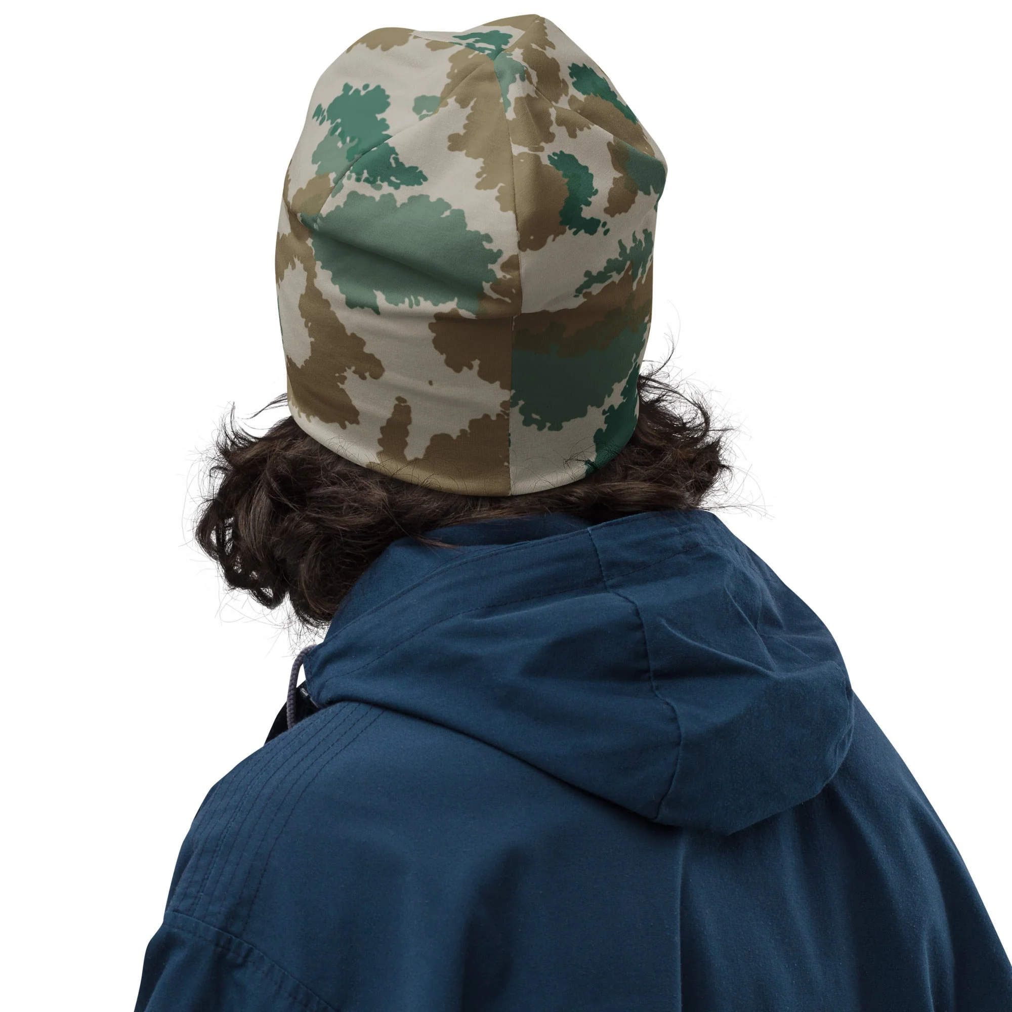 German Flachentarn Blumentarn CAMO Beanie - Image 8