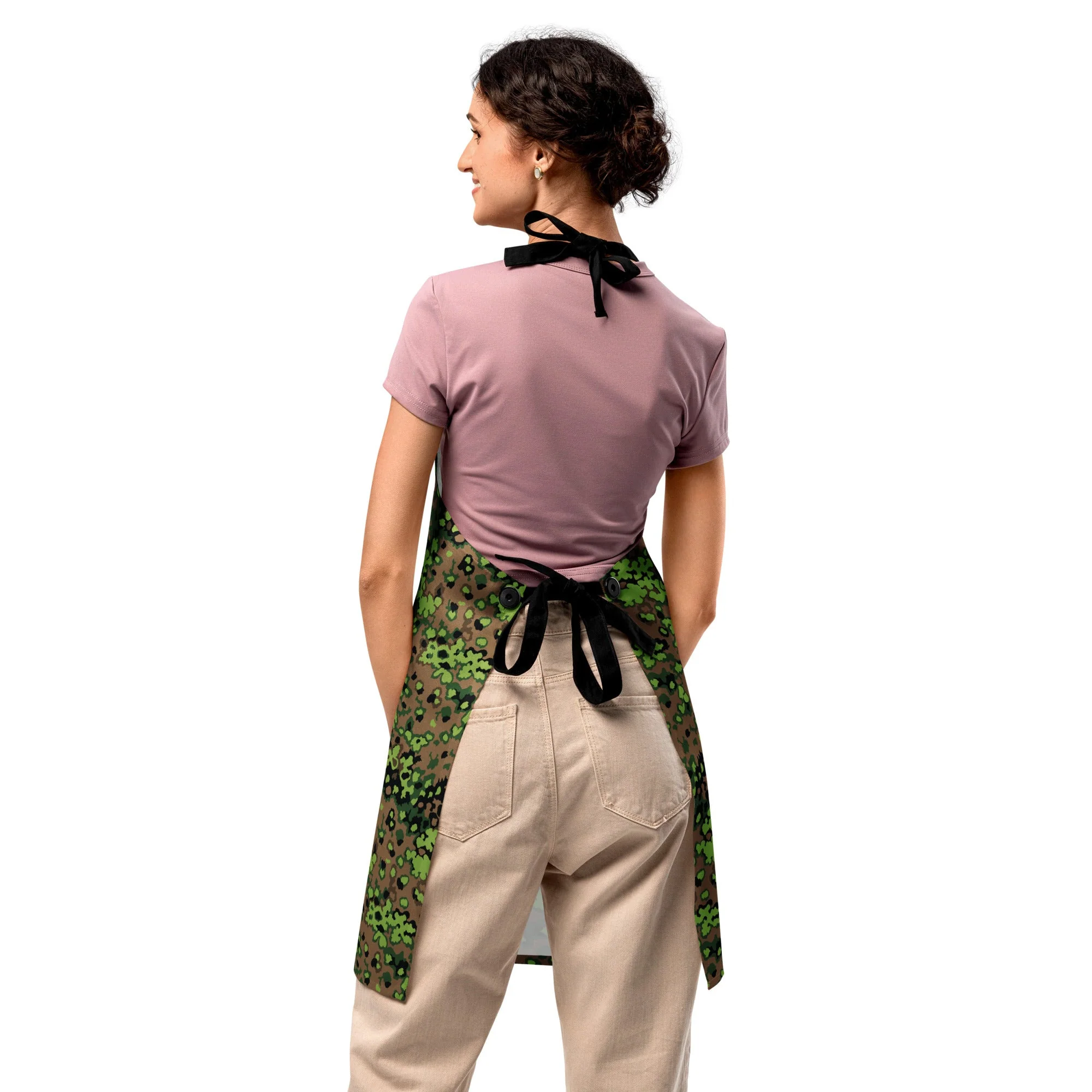 German Oak Leaf Eichenlaubmuster Spring CAMO Apron - Image 3