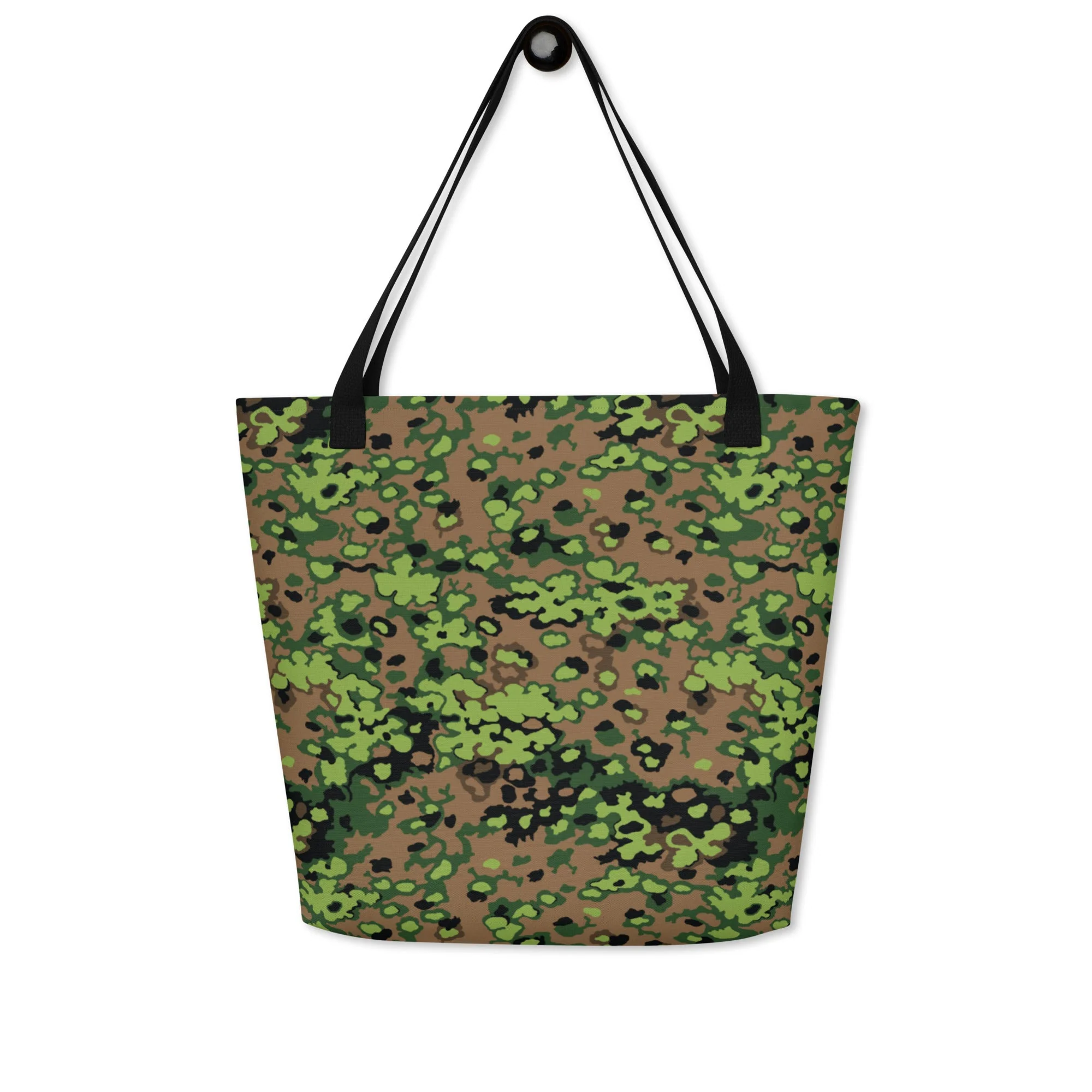 German Oak Leaf Eichenlaubmuster Spring CAMO Large Tote Bag - Image 4