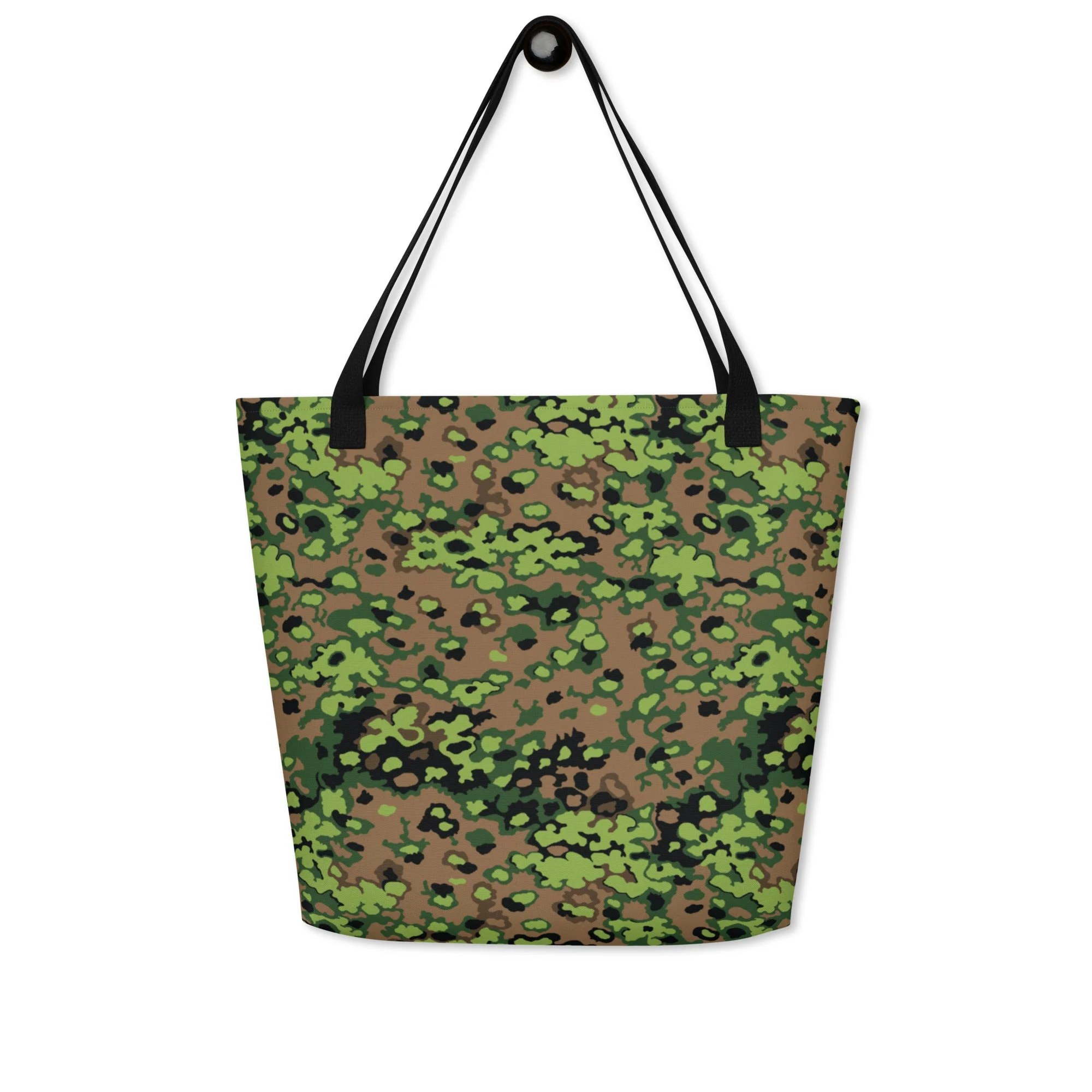 German Oak Leaf Eichenlaubmuster Spring CAMO Large Tote Bag - Image 8