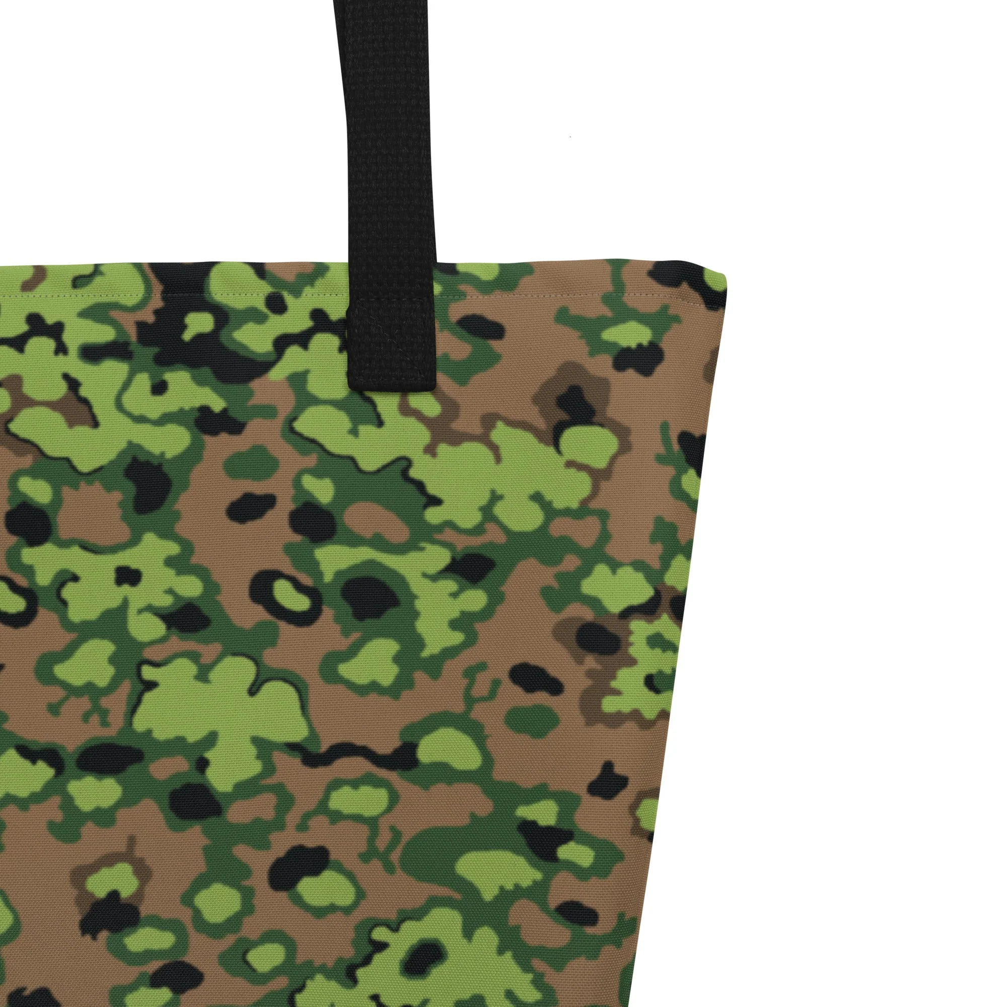 German Oak Leaf Eichenlaubmuster Spring CAMO Large Tote Bag - Image 9