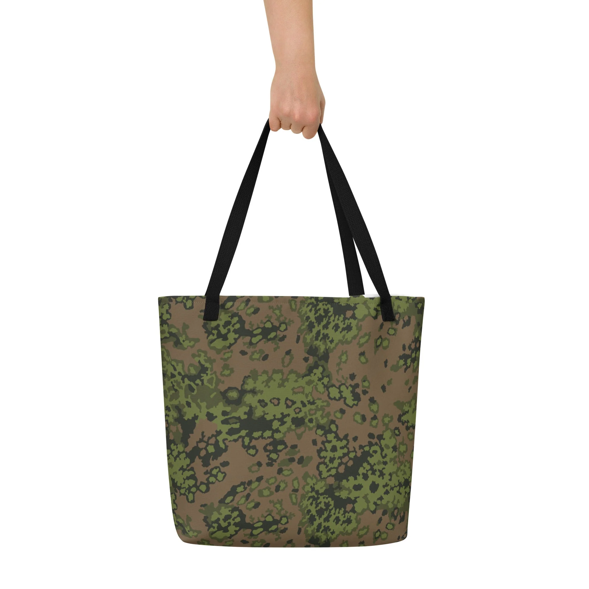 German Oak Leaf Eichenlaubmuster Summer CAMO Large Tote Bag - Image 3