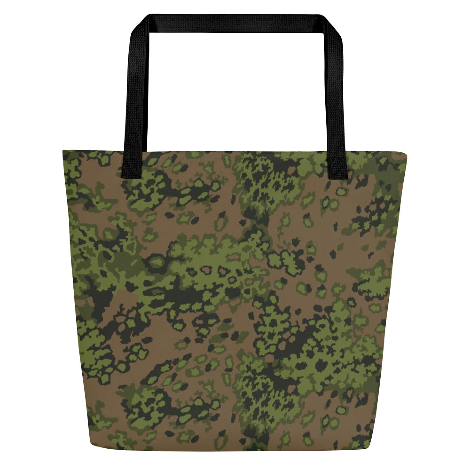 German Oak Leaf Eichenlaubmuster Summer CAMO Large Tote Bag - Image 6