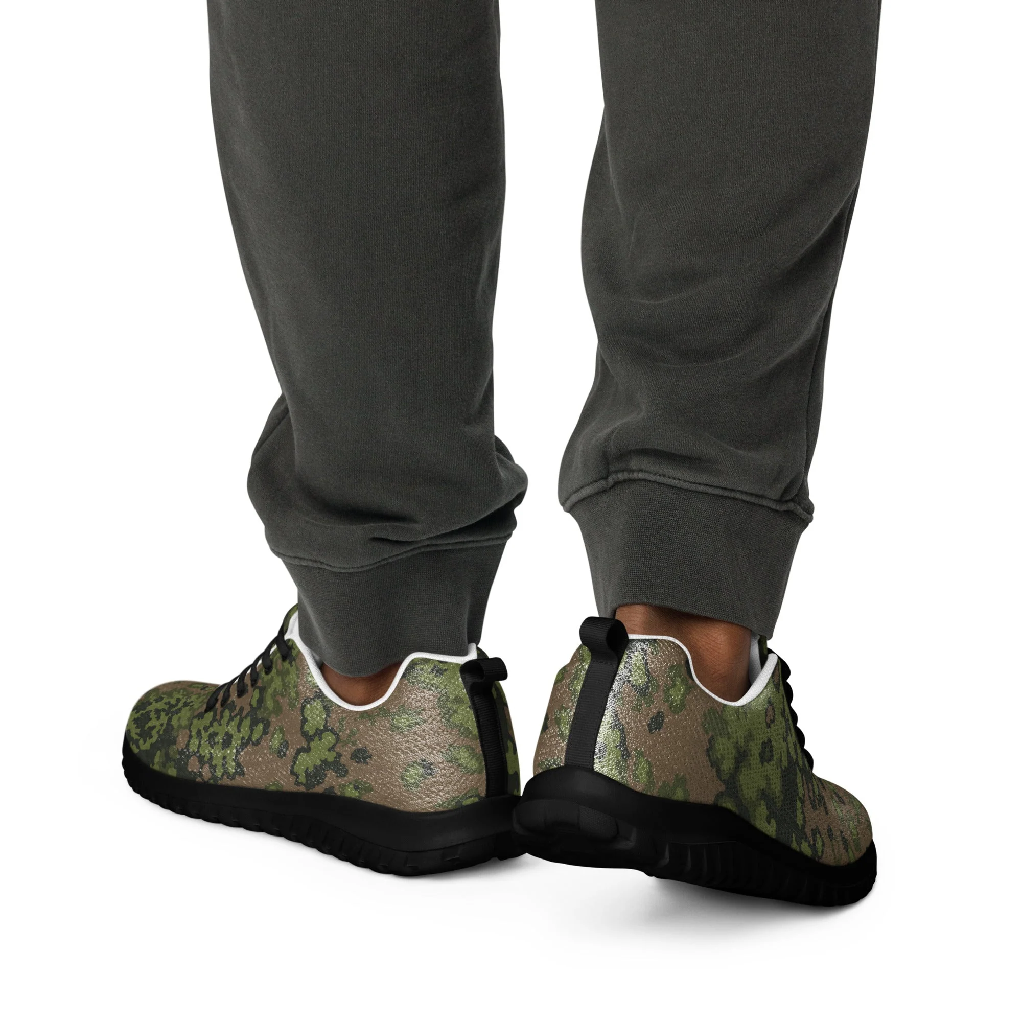 German Oak Leaf Eichenlaubmuster Summer CAMO Mens Athletic Shoes - Image 3