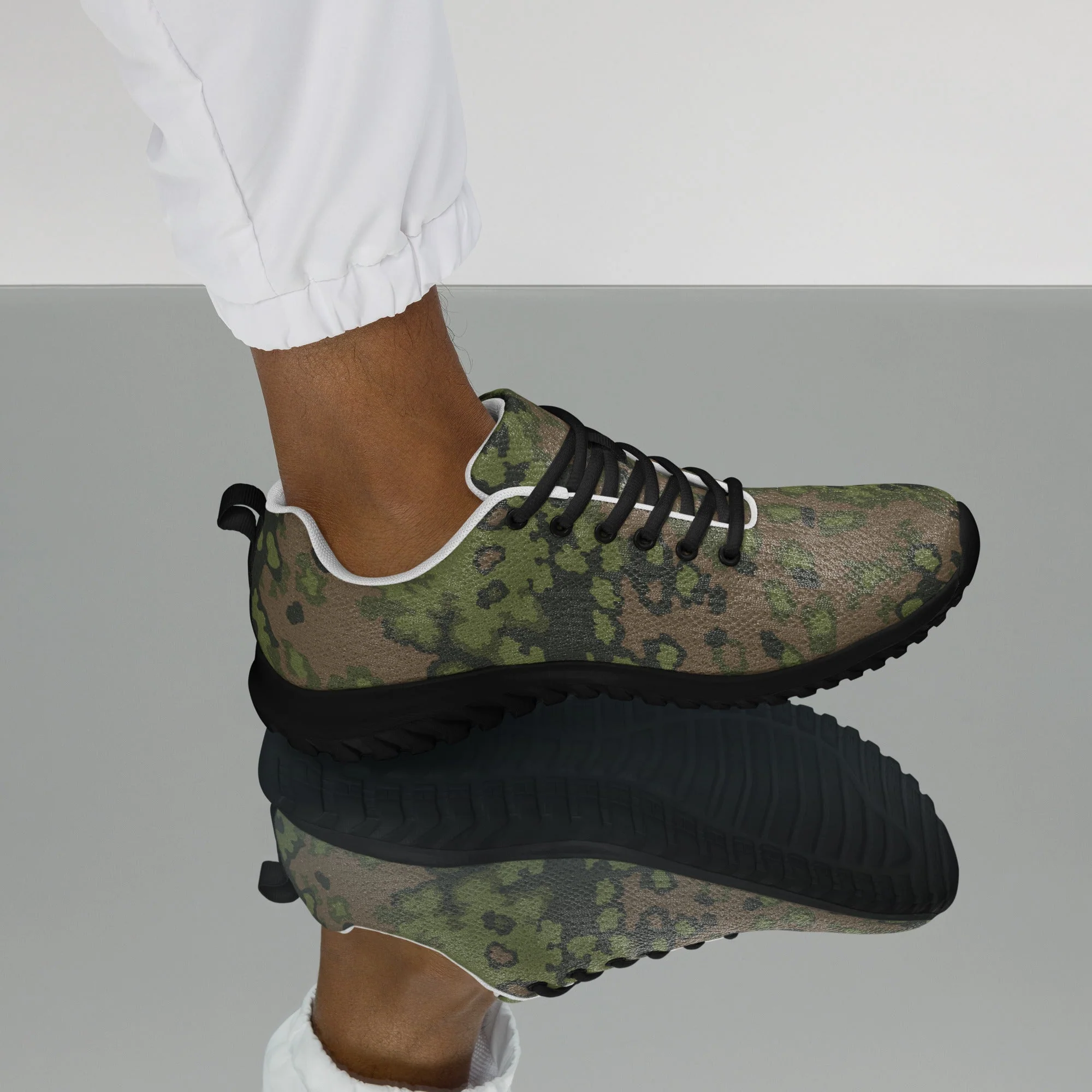 German Oak Leaf Eichenlaubmuster Summer CAMO Mens Athletic Shoes - Image 4