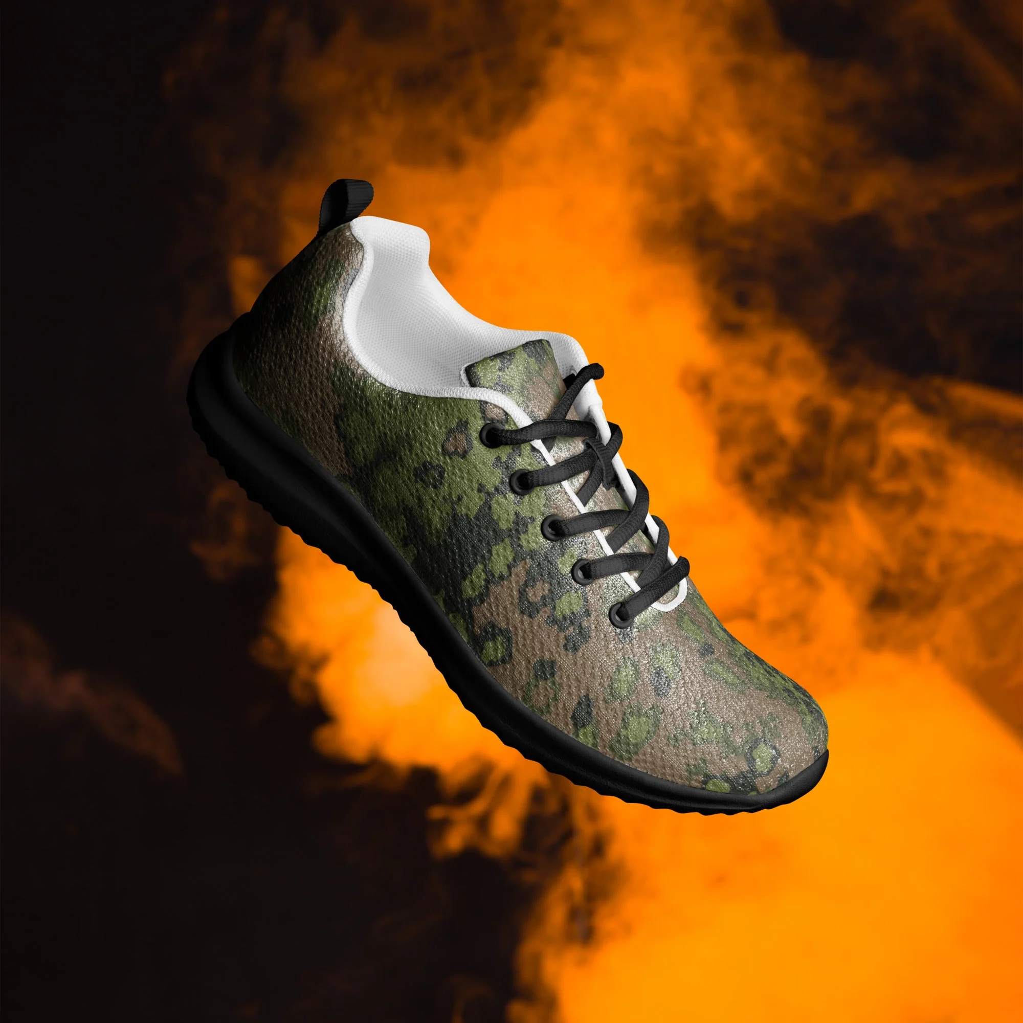 German Oak Leaf Eichenlaubmuster Summer CAMO Mens Athletic Shoes - Image 6
