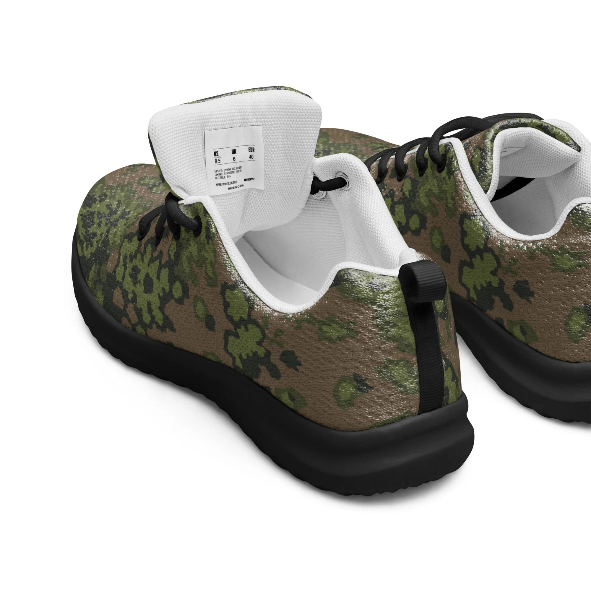 German Oak Leaf Eichenlaubmuster Summer CAMO Mens Athletic Shoes - Image 9
