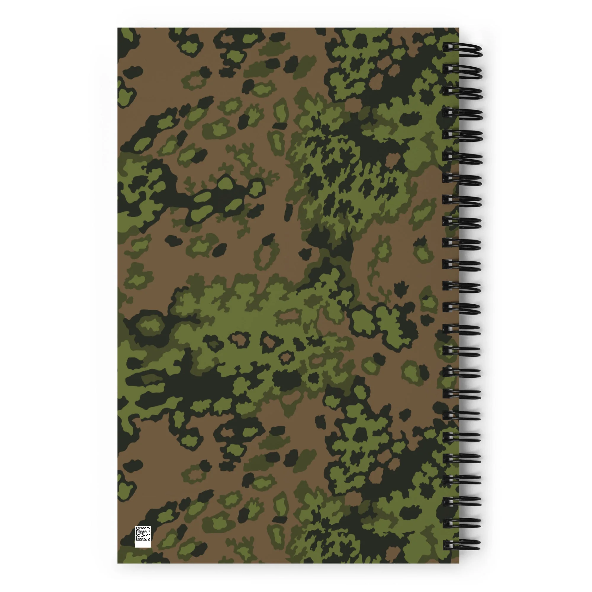 German Oak Leaf Eichenlaubmuster Summer CAMO Spiral Notebook - Image 3