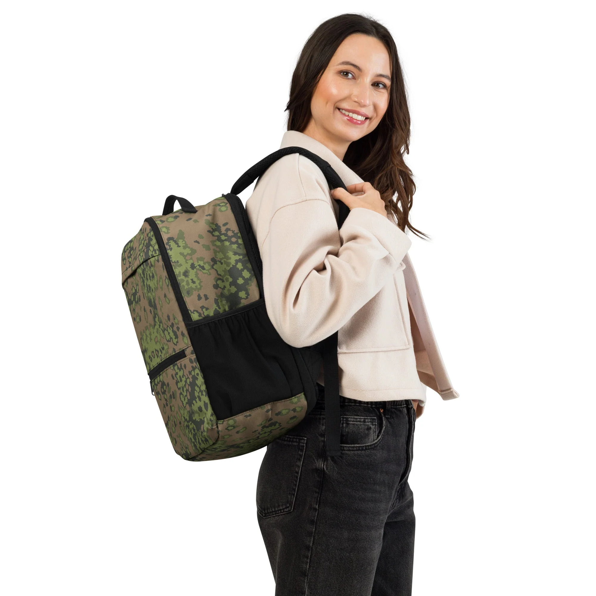 German Oak Leaf Eichenlaubmuster Summer CAMO Utility Backpack - Image 11