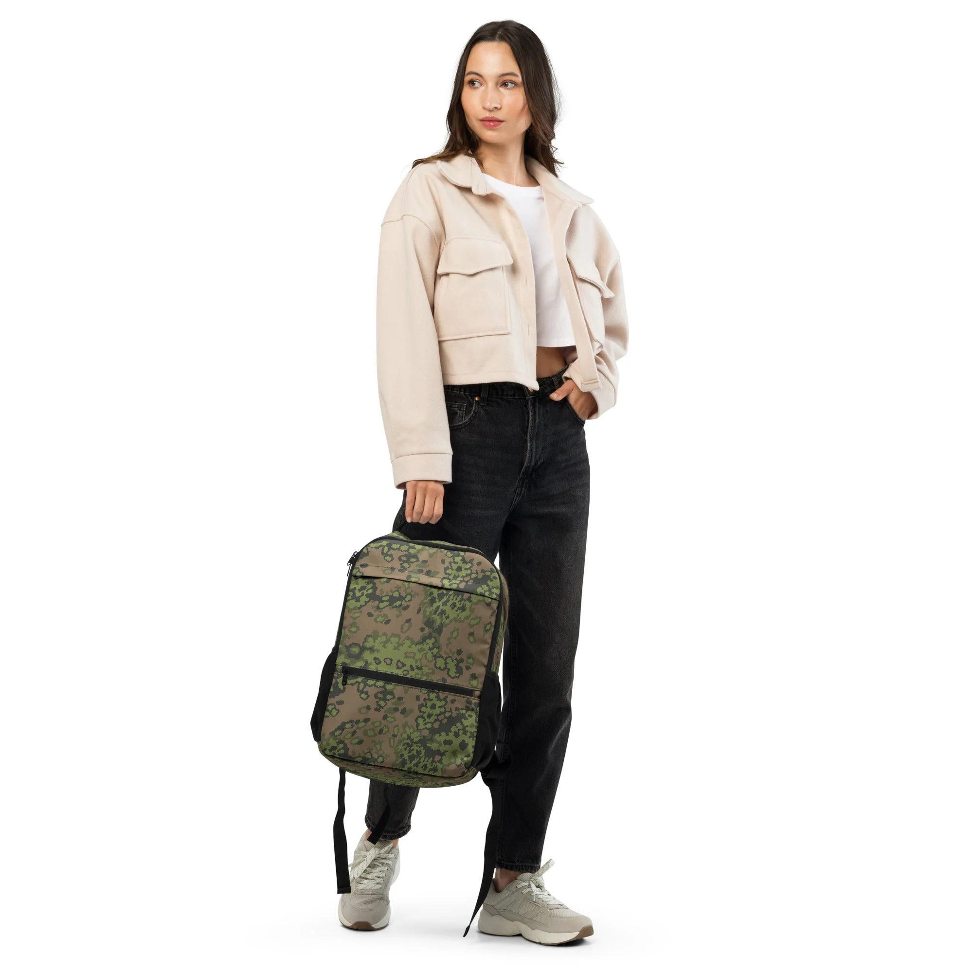 German Oak Leaf Eichenlaubmuster Summer CAMO Utility Backpack - Image 13