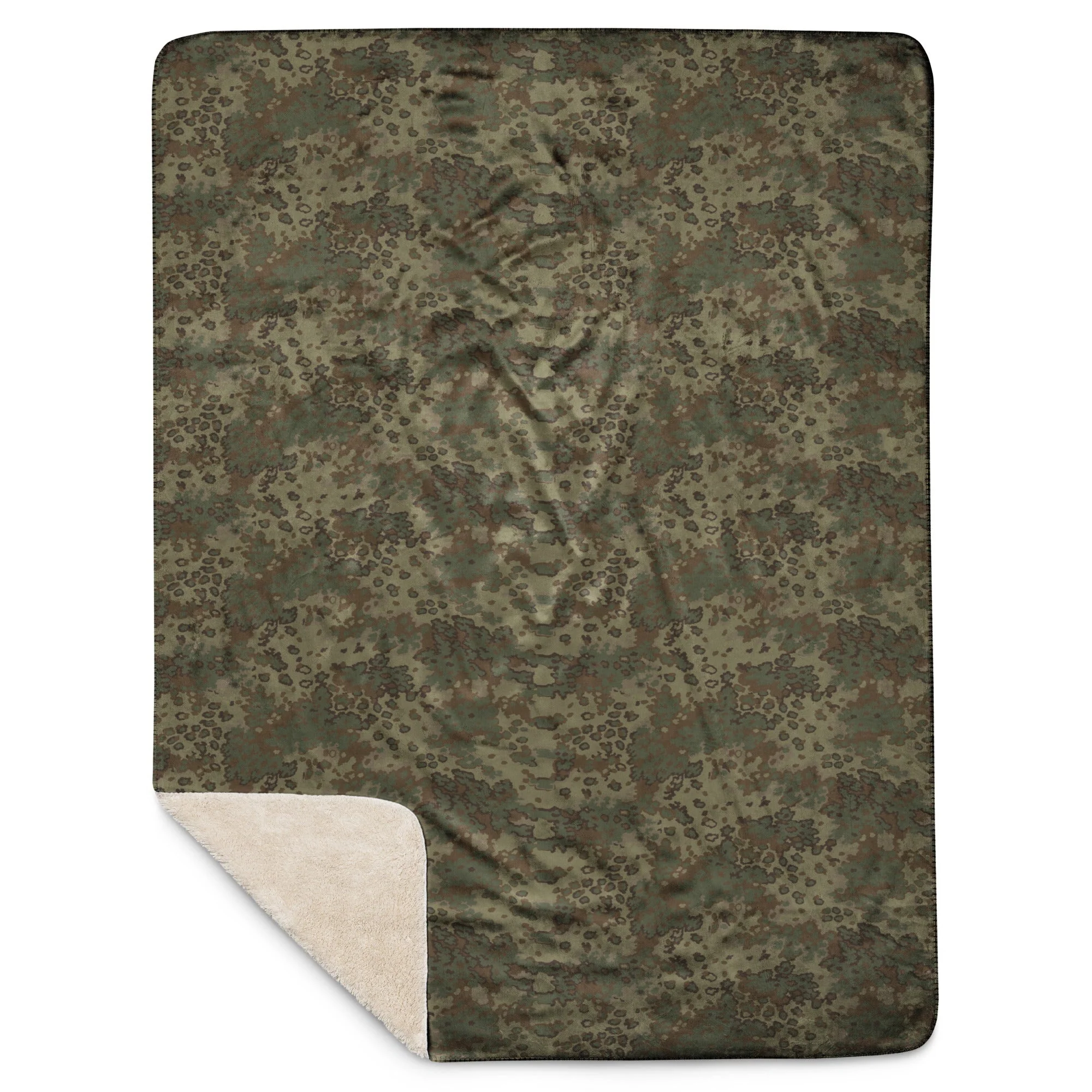 German Oak Leaf Multi-terrain CAMO Sherpa Blanket - Image 5