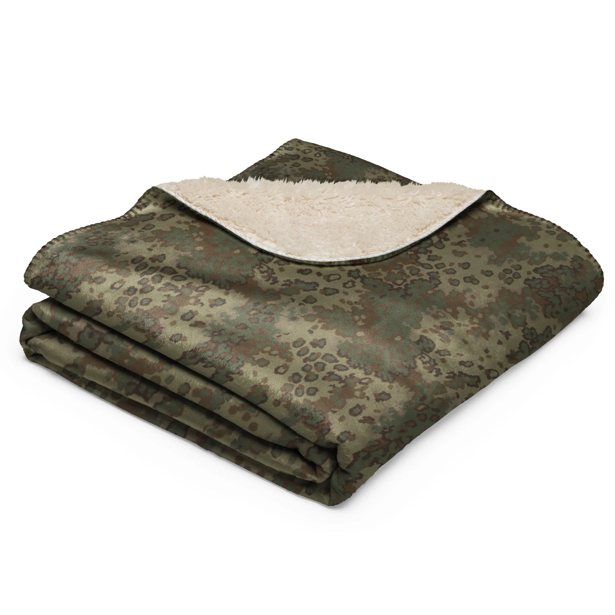 German Oak Leaf Multi-terrain CAMO Sherpa Blanket - Image 7