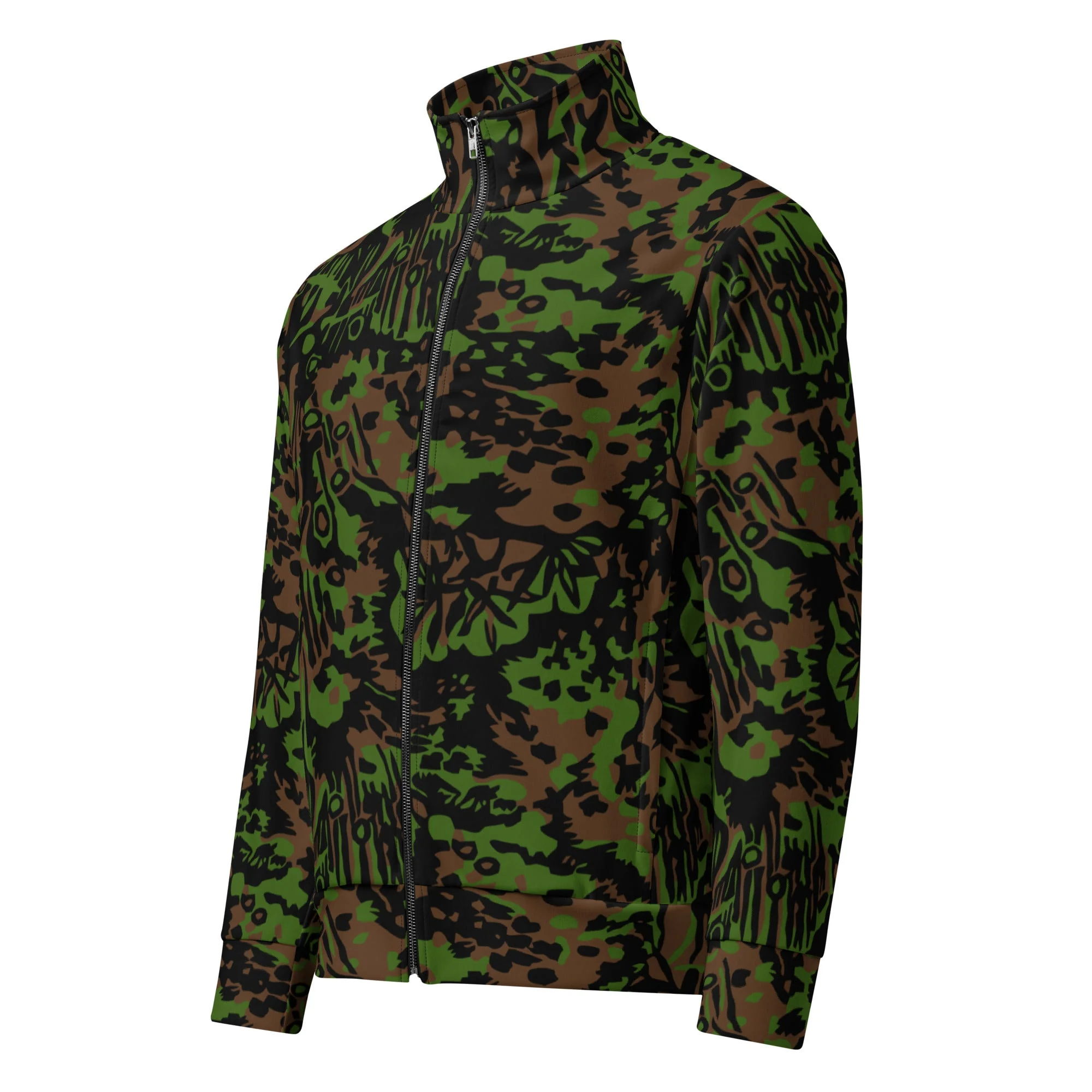 German Palm Tree Palmenmuster Spring CAMO Unisex Track Jacket - Image 2