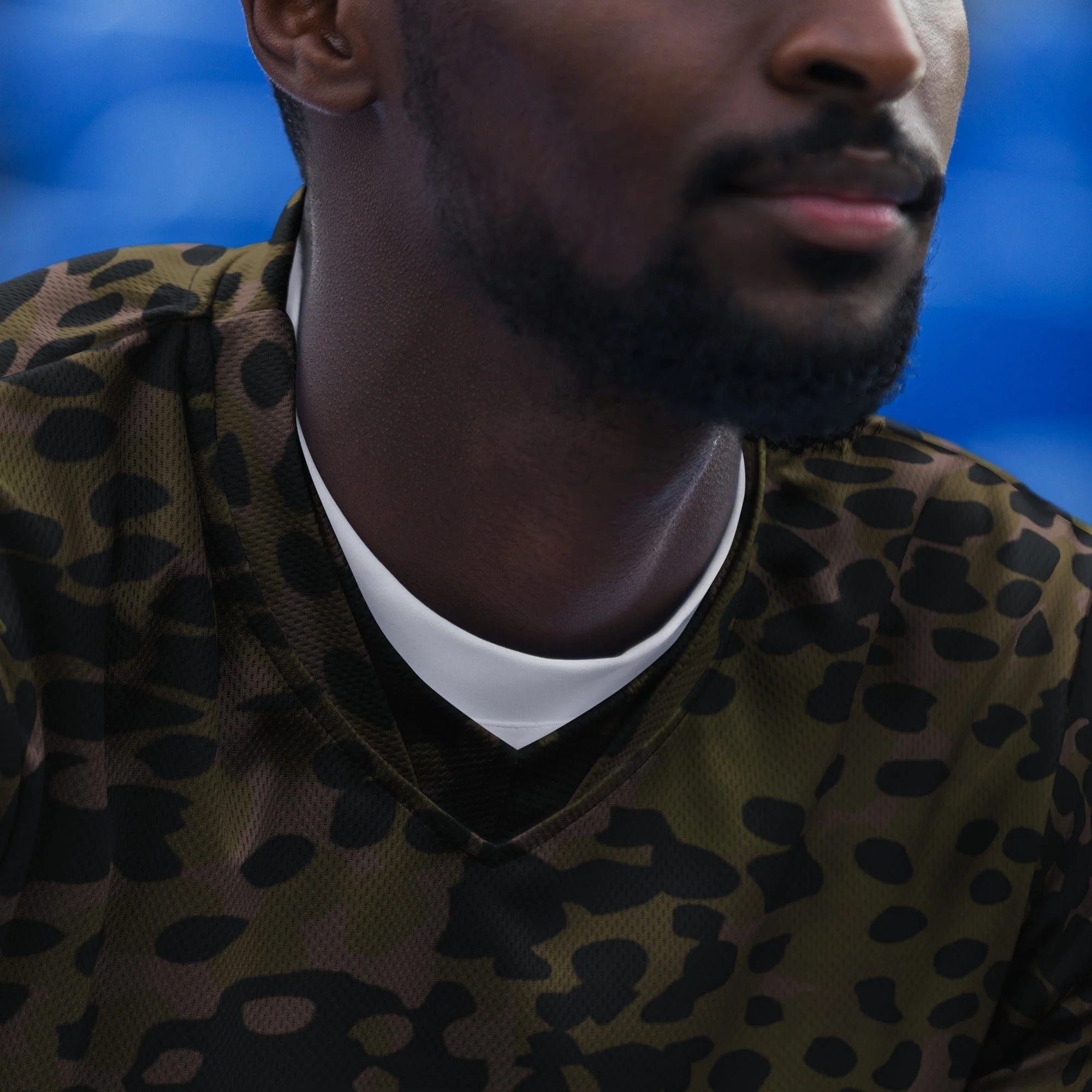 German Plane Tree Platanenmuster Summer CAMO Unisex Sports Jersey - Image 5