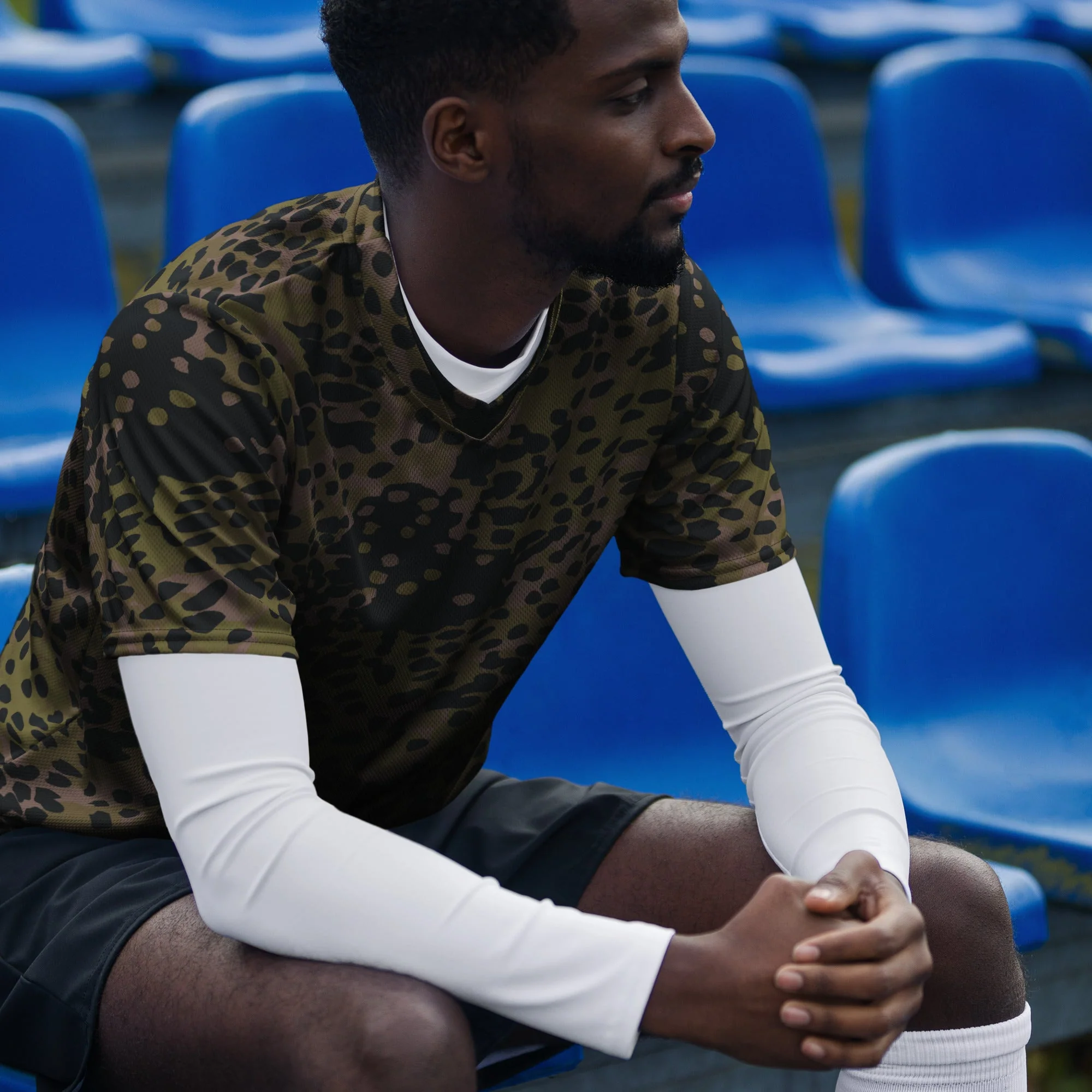 German Plane Tree Platanenmuster Summer CAMO Unisex Sports Jersey - Image 7
