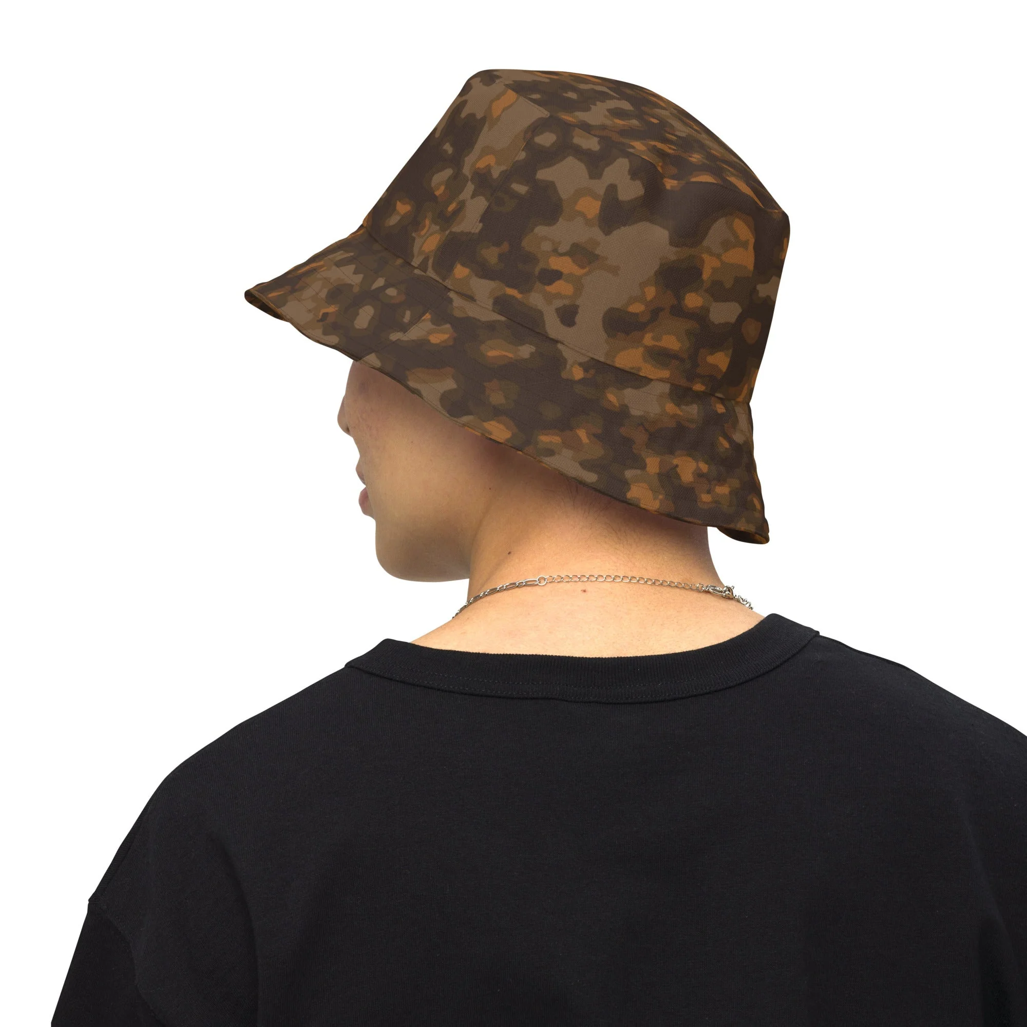 German Rauchtarnmuster Autumn CAMO Reversible Bucket Hat - Image 5