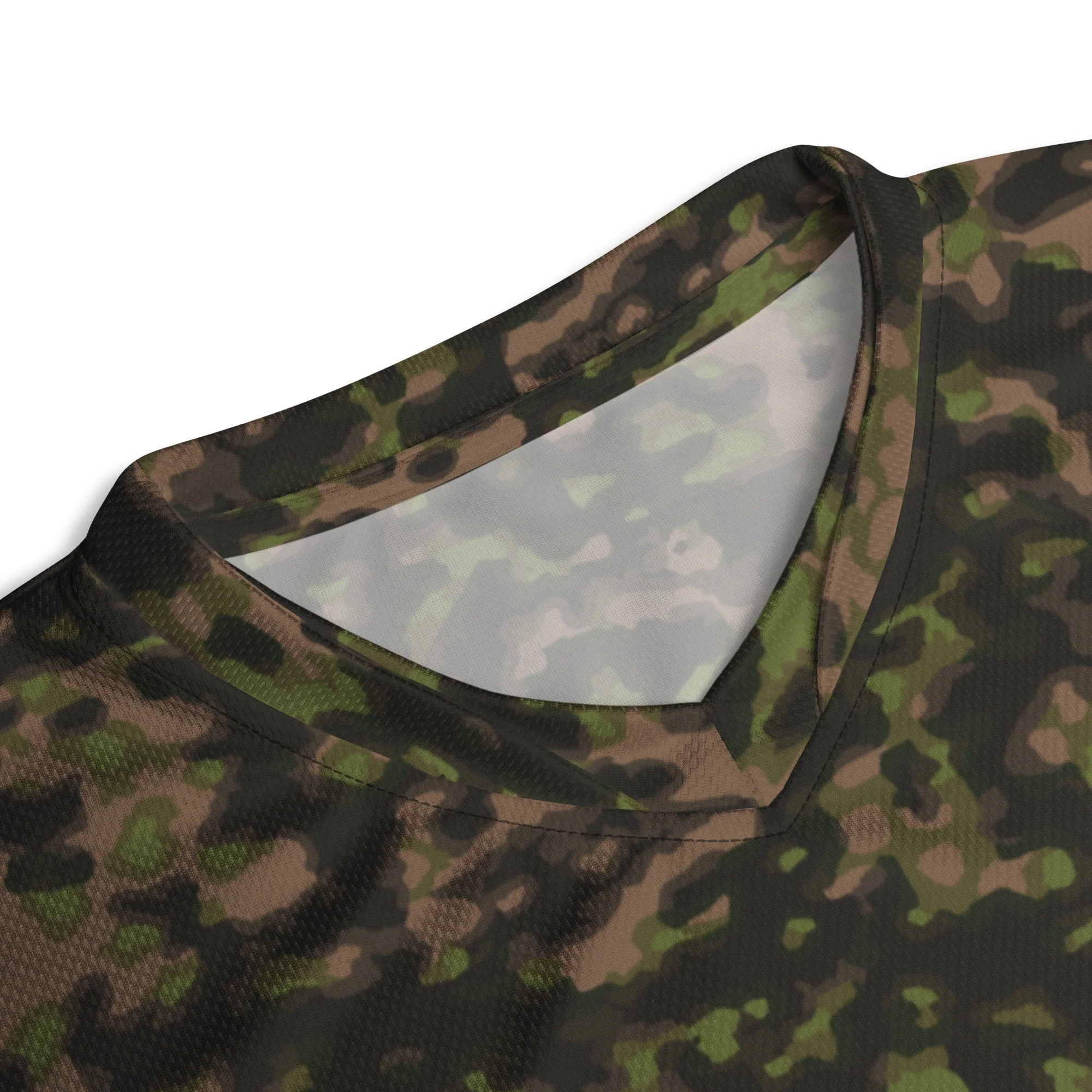 German Rauchtarnmuster Spring CAMO Unisex Sports Jersey - Image 11