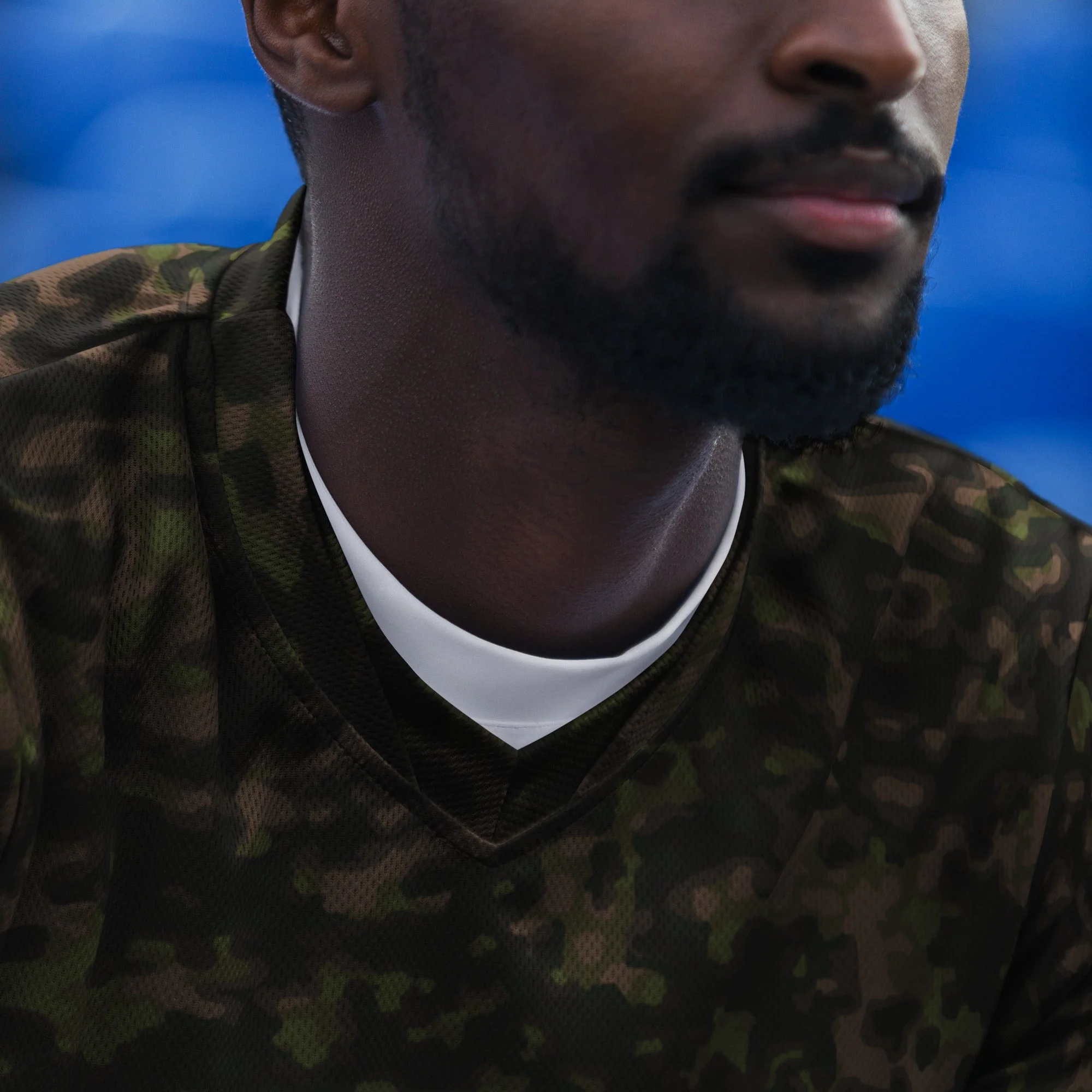 German Rauchtarnmuster Spring CAMO Unisex Sports Jersey - Image 5