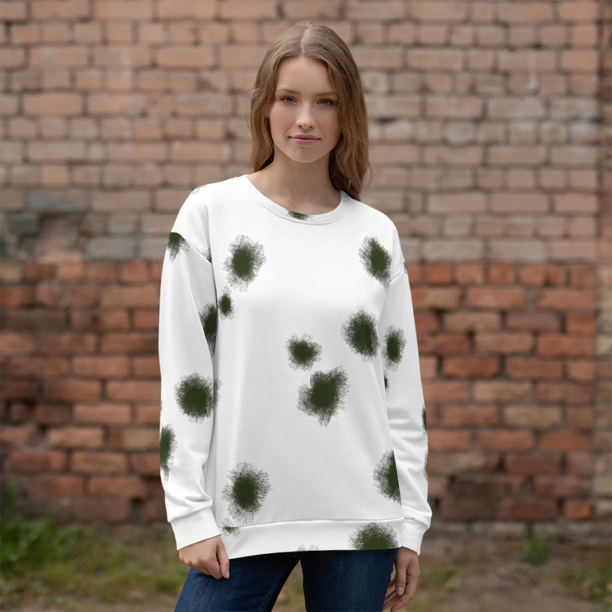 German Alpine Schneetarn CAMO Unisex Sweatshirt - Image 2