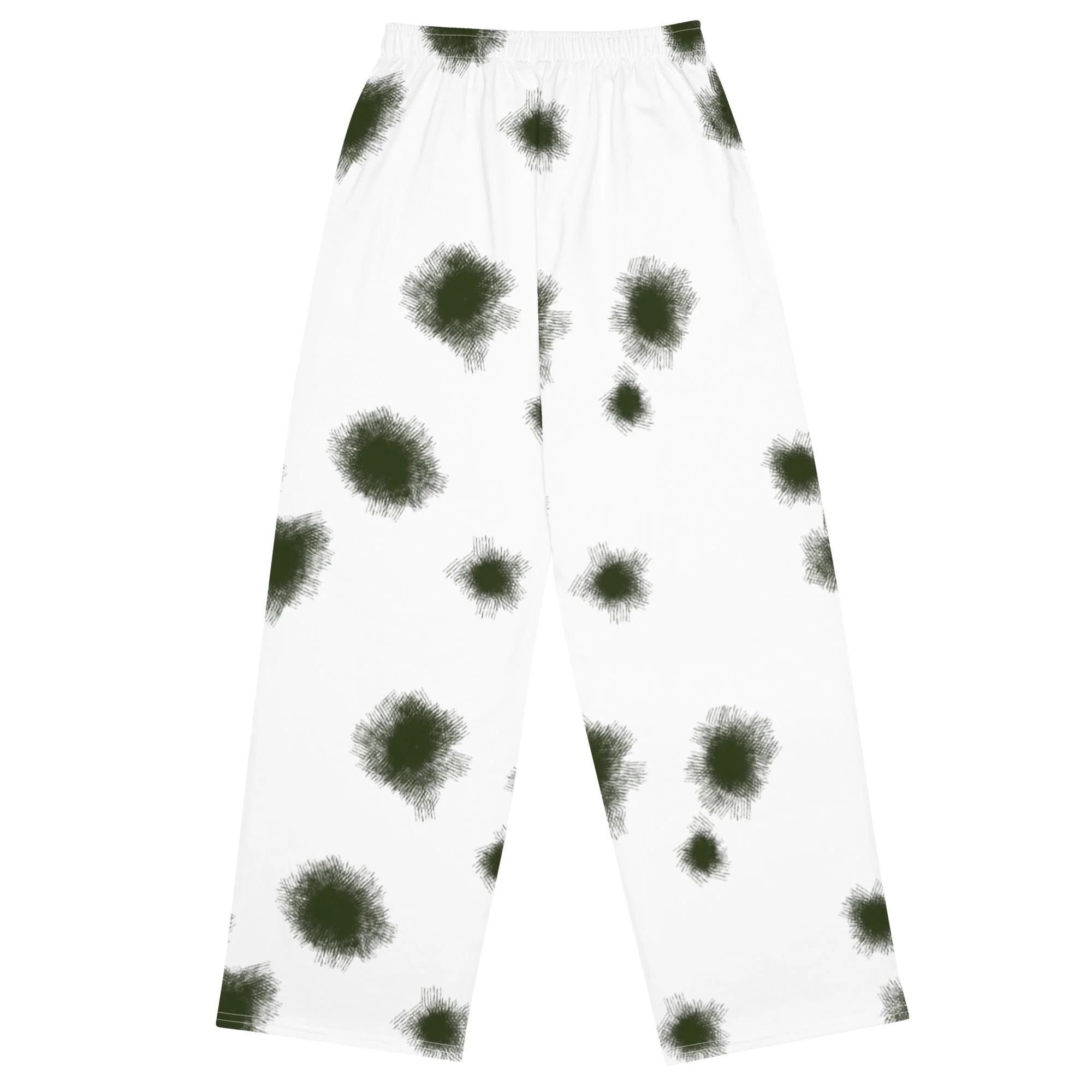 German Alpine Schneetarn CAMO Unisex Wide-Leg Leisure Pants - Image 10