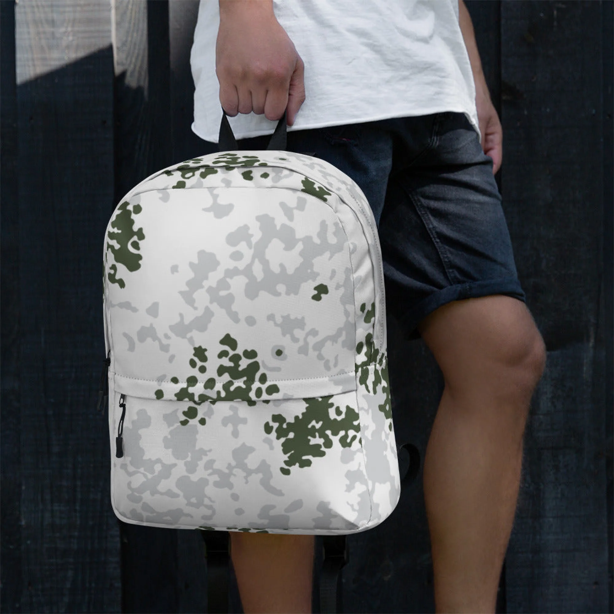 German Flecktarn Winter CAMO Backpack - Image 12