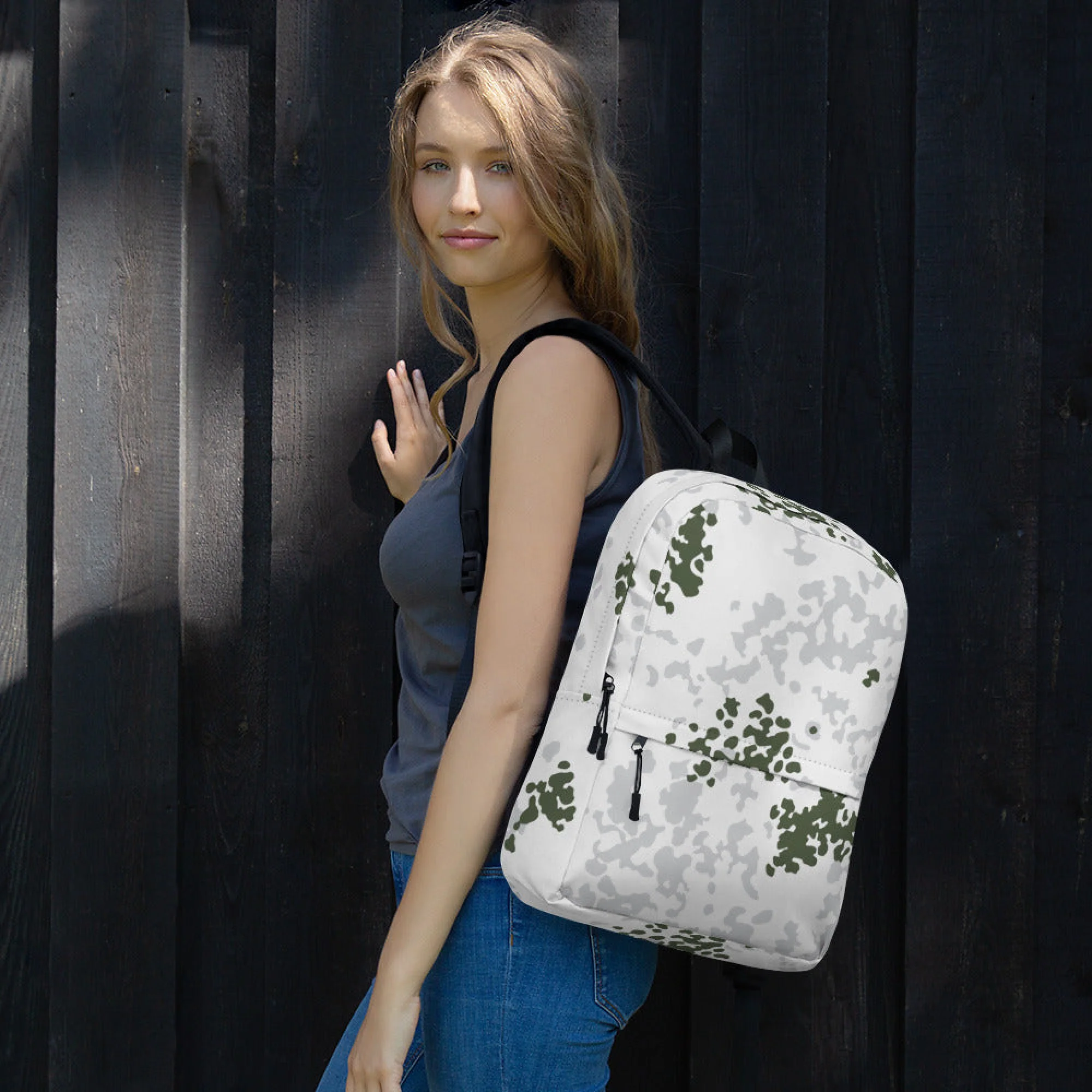 German Flecktarn Winter CAMO Backpack - Image 2