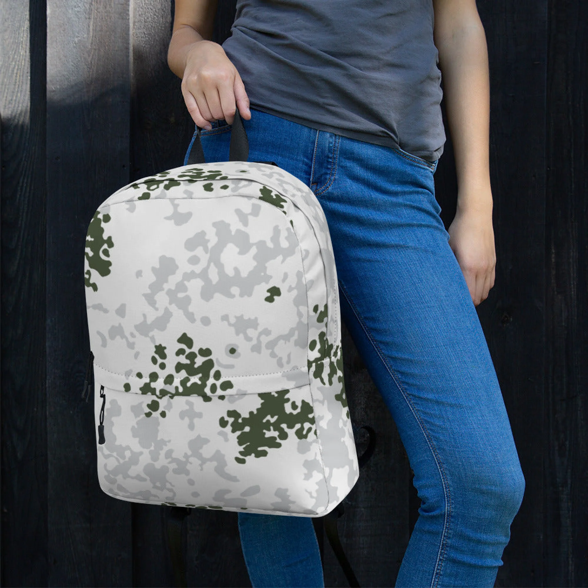 German Flecktarn Winter CAMO Backpack - Image 4