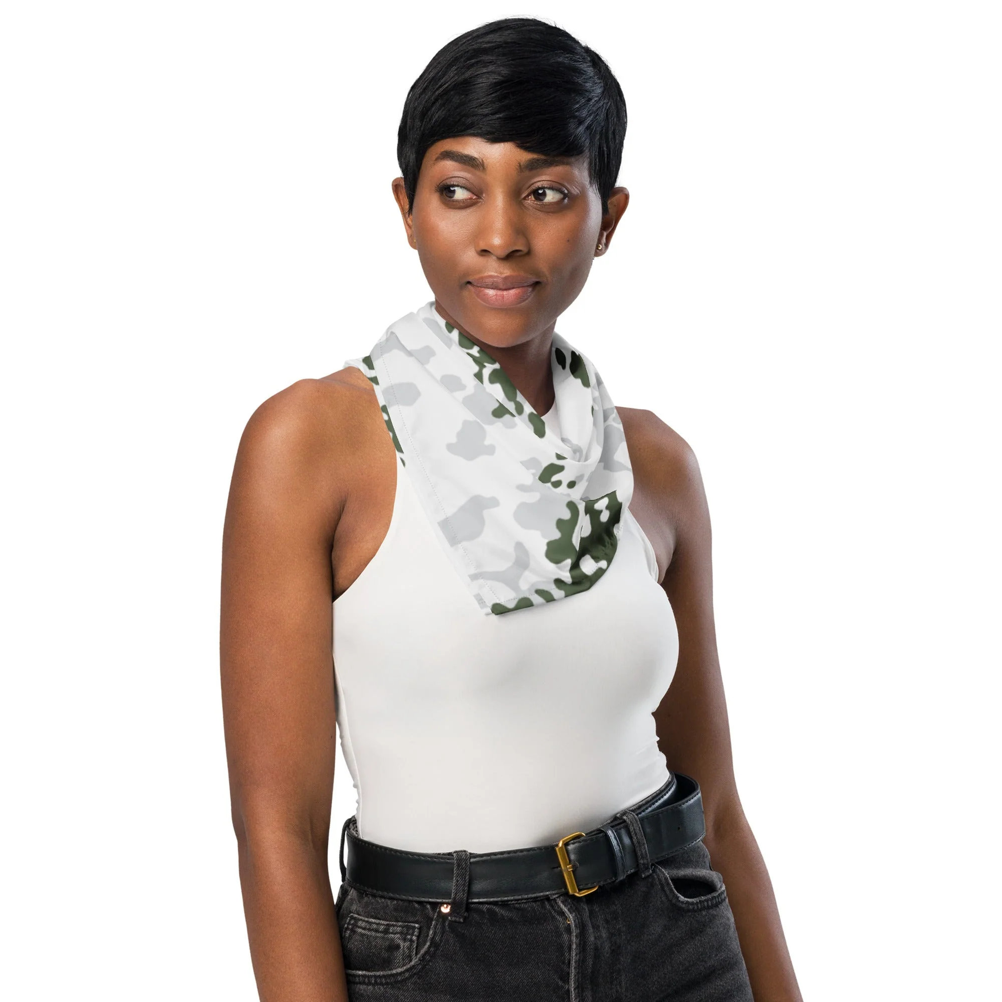 German Flecktarn Winter CAMO Bandana - Image 3