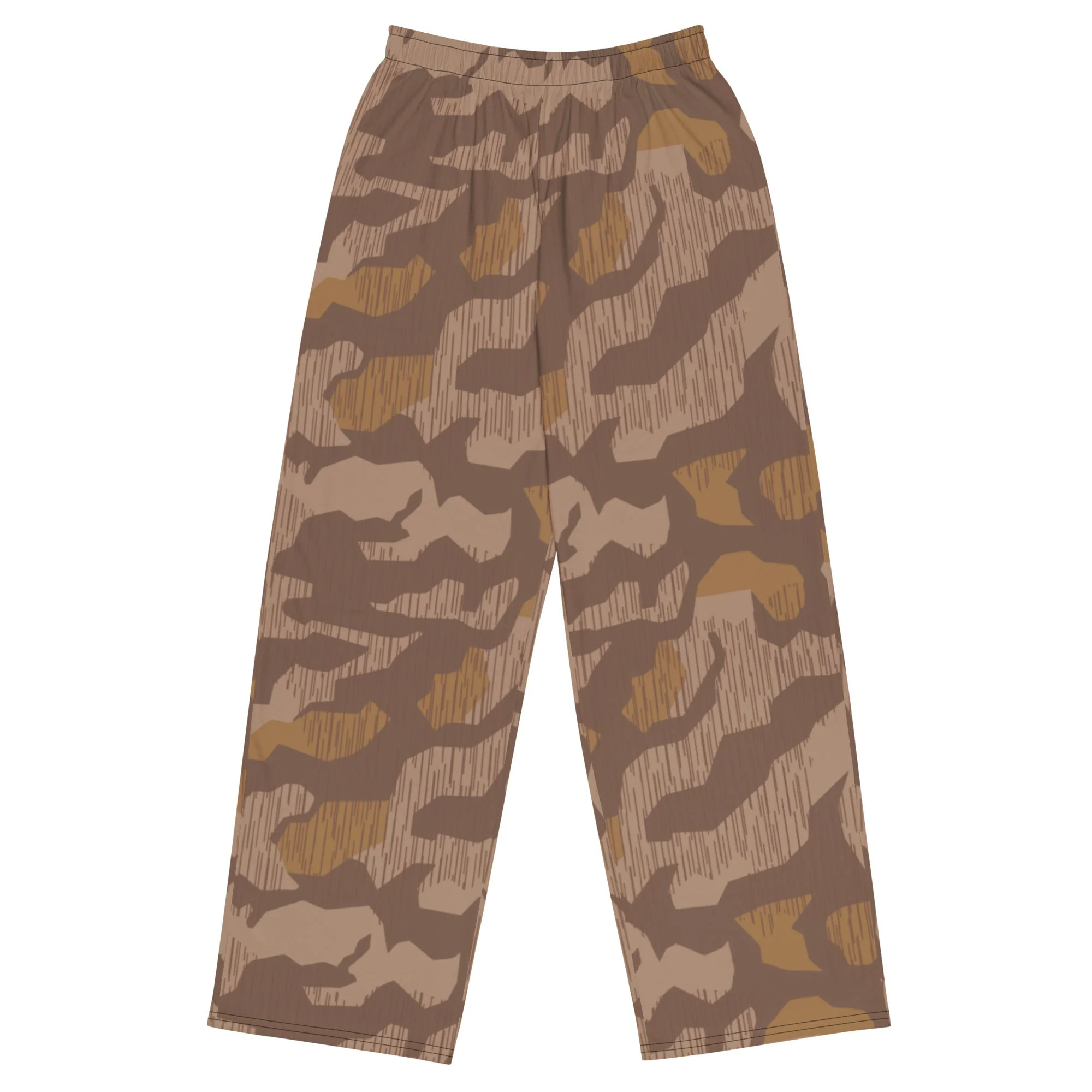 German Splittermuster 1931 Autumn CAMO Unisex Wide-Leg Leisure Pants