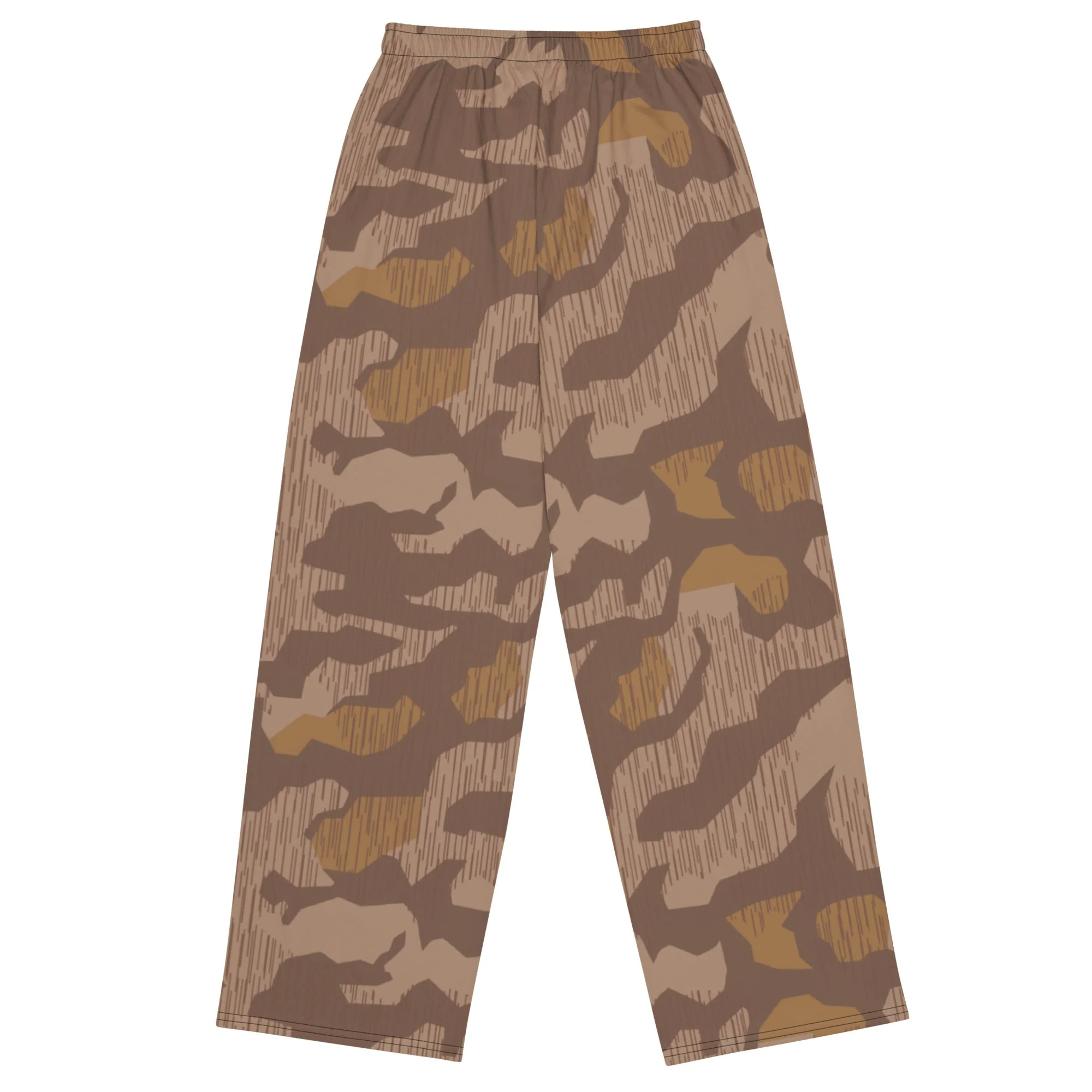 German Splittermuster 1931 Autumn CAMO Unisex Wide-Leg Leisure Pants - Image 10