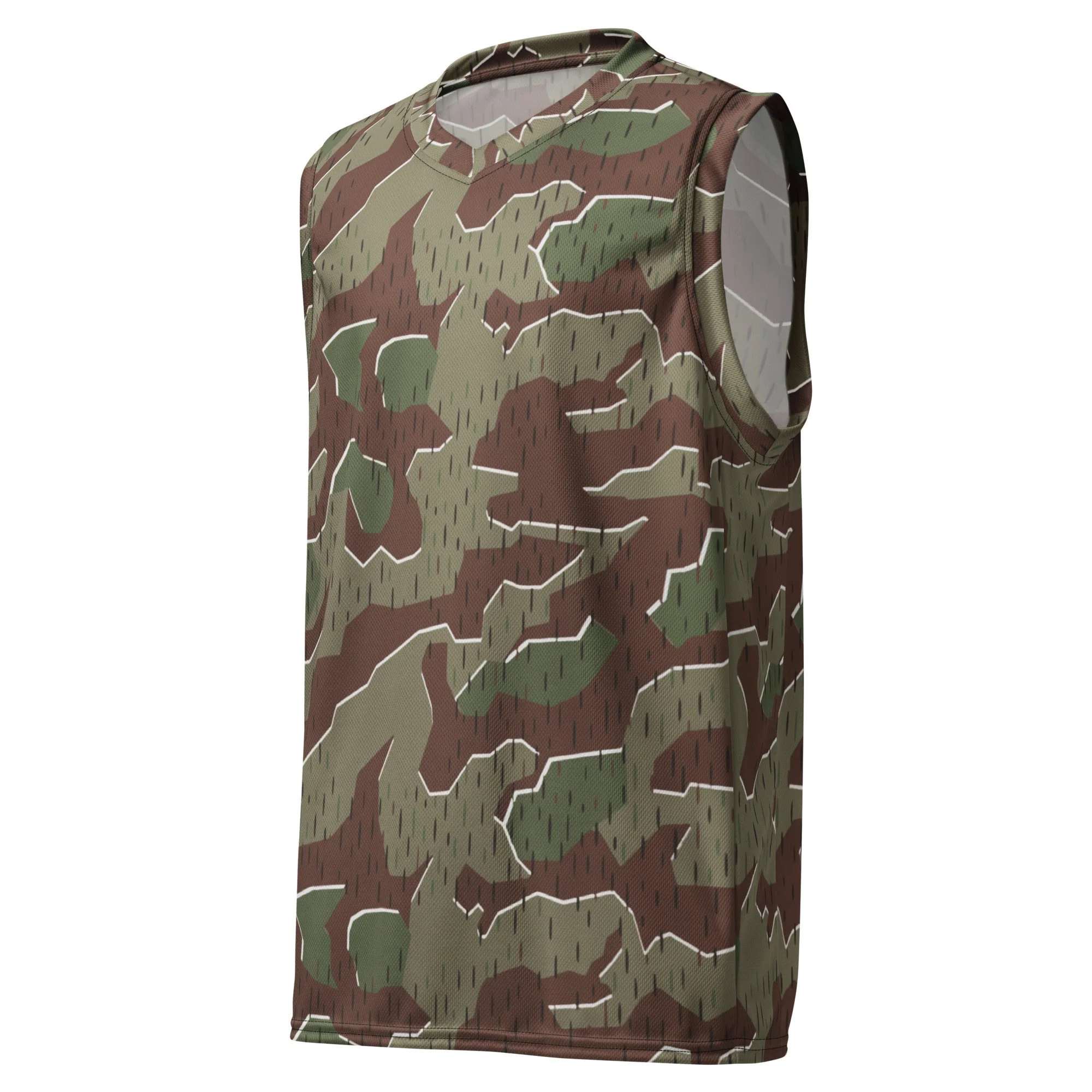 German Splittermuster Bundeswehr Paratrooper CAMO Unisex Basketball Jersey - Image 10