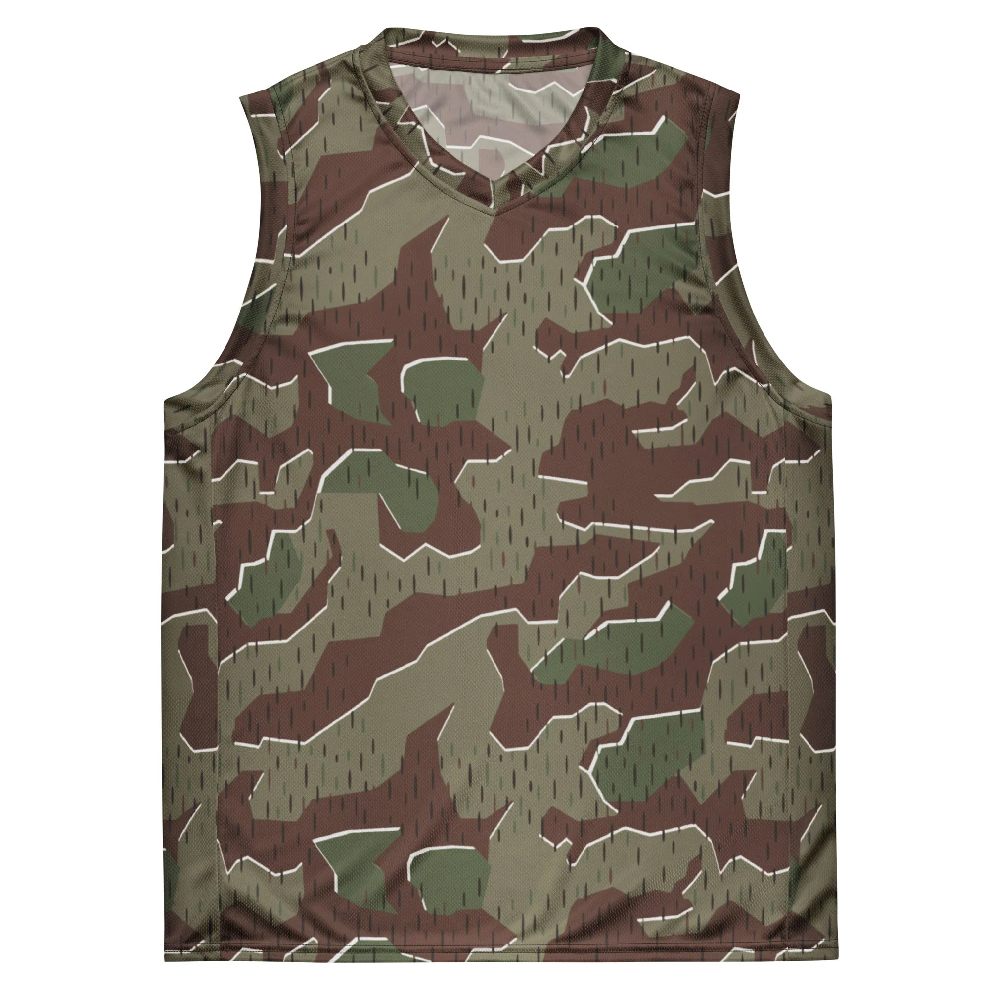 German Splittermuster Bundeswehr Paratrooper CAMO Unisex Basketball Jersey - Image 11