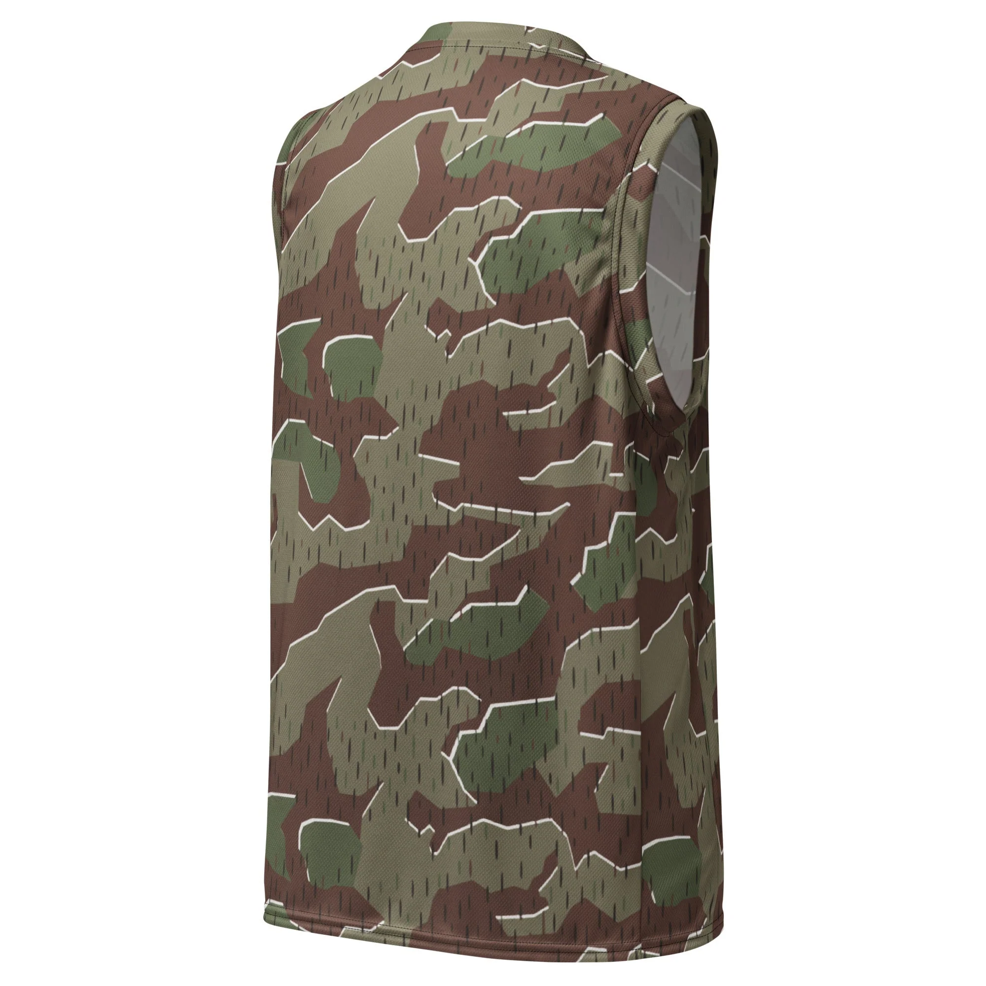 German Splittermuster Bundeswehr Paratrooper CAMO Unisex Basketball Jersey - Image 5