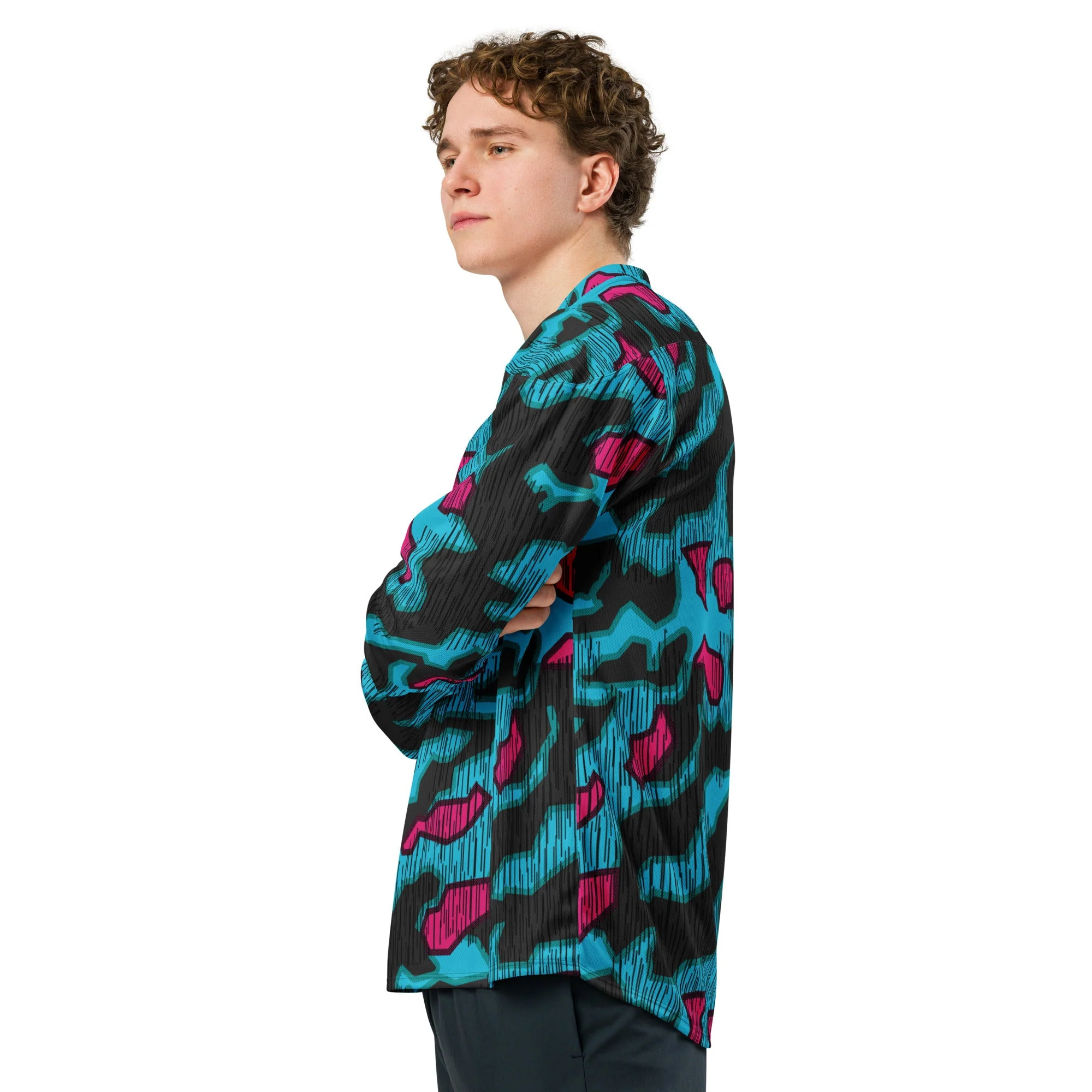 German Splittermuster Miami Urban CAMO Unisex Hockey Fan Jersey
