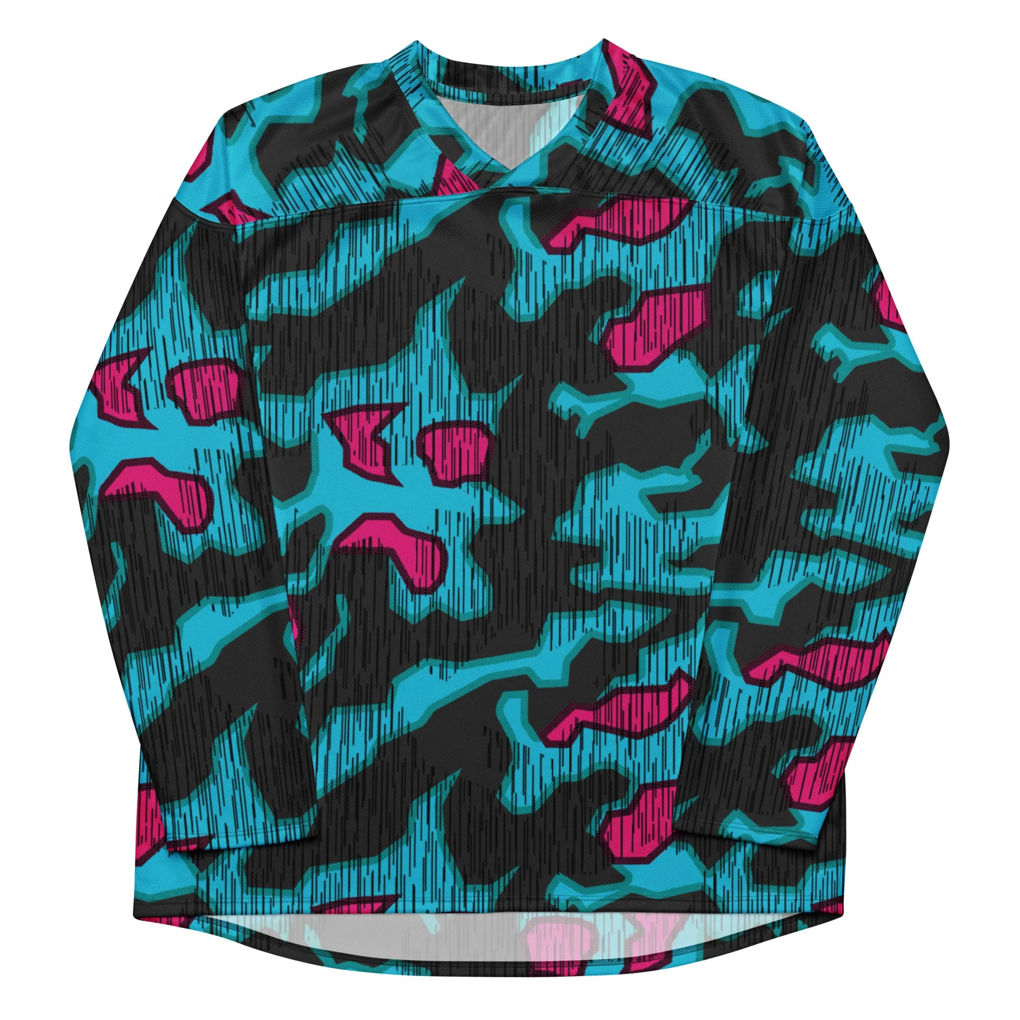 German Splittermuster Miami Urban CAMO Unisex Hockey Fan Jersey - Image 11