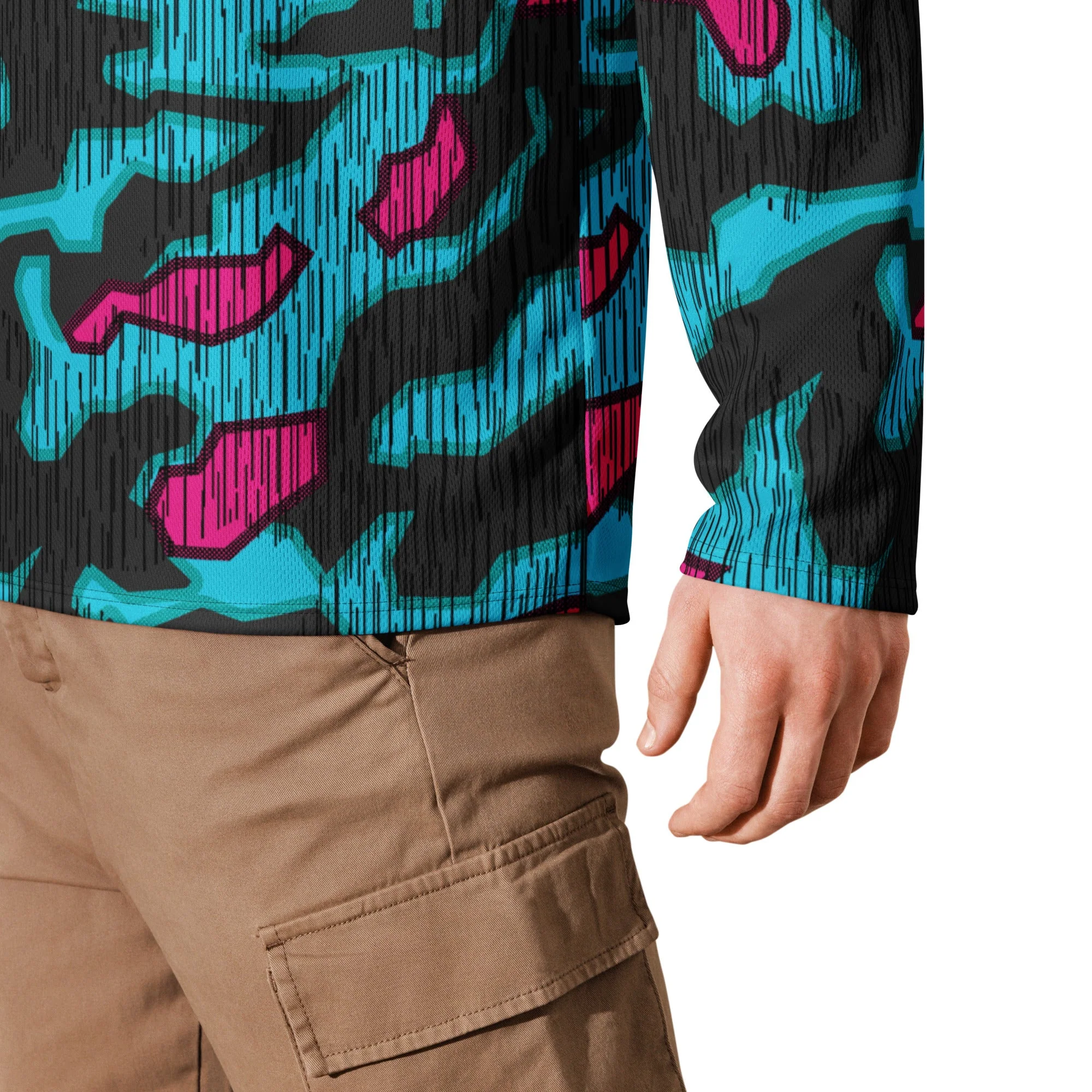 German Splittermuster Miami Urban CAMO Unisex Hockey Fan Jersey - Image 15