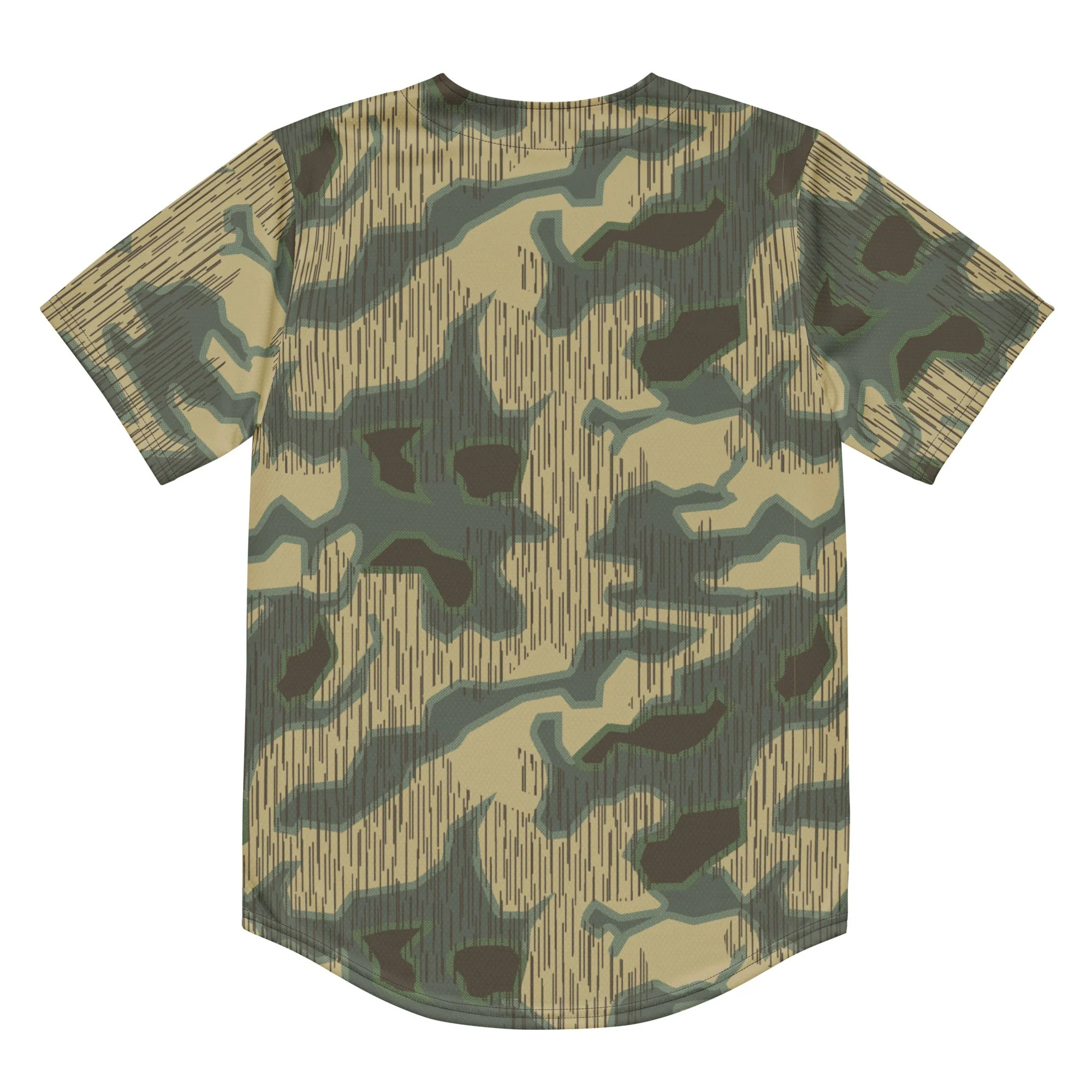 German Splittermuster Multi-terrain CAMO Unisex Baseball Jersey - Image 13