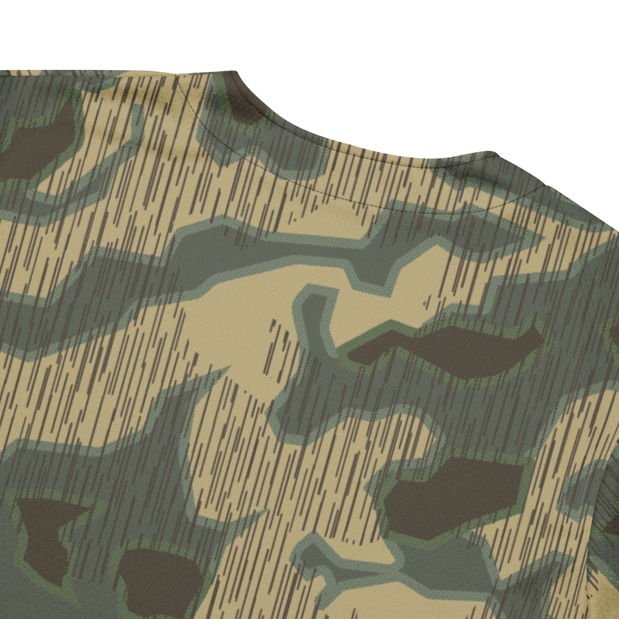 German Splittermuster Multi-terrain CAMO Unisex Baseball Jersey - Image 5