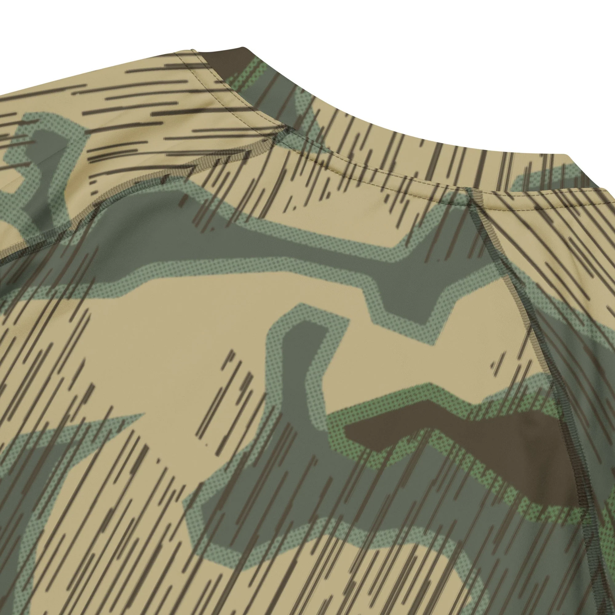 German Splittermuster Multi-terrain CAMO Mens Short-Sleeve Rash Guard - Image 9